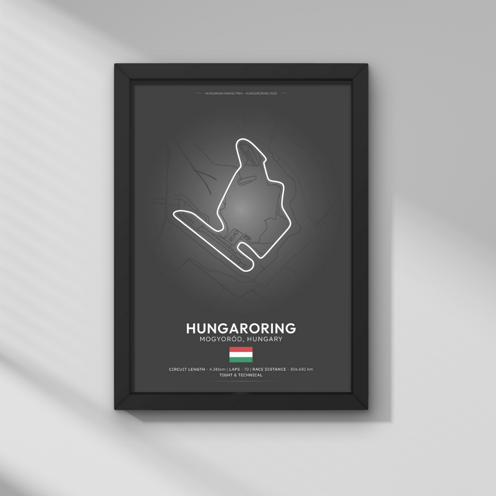 Macaristan GP – Hungaroring Formula 1 Poster Tablo