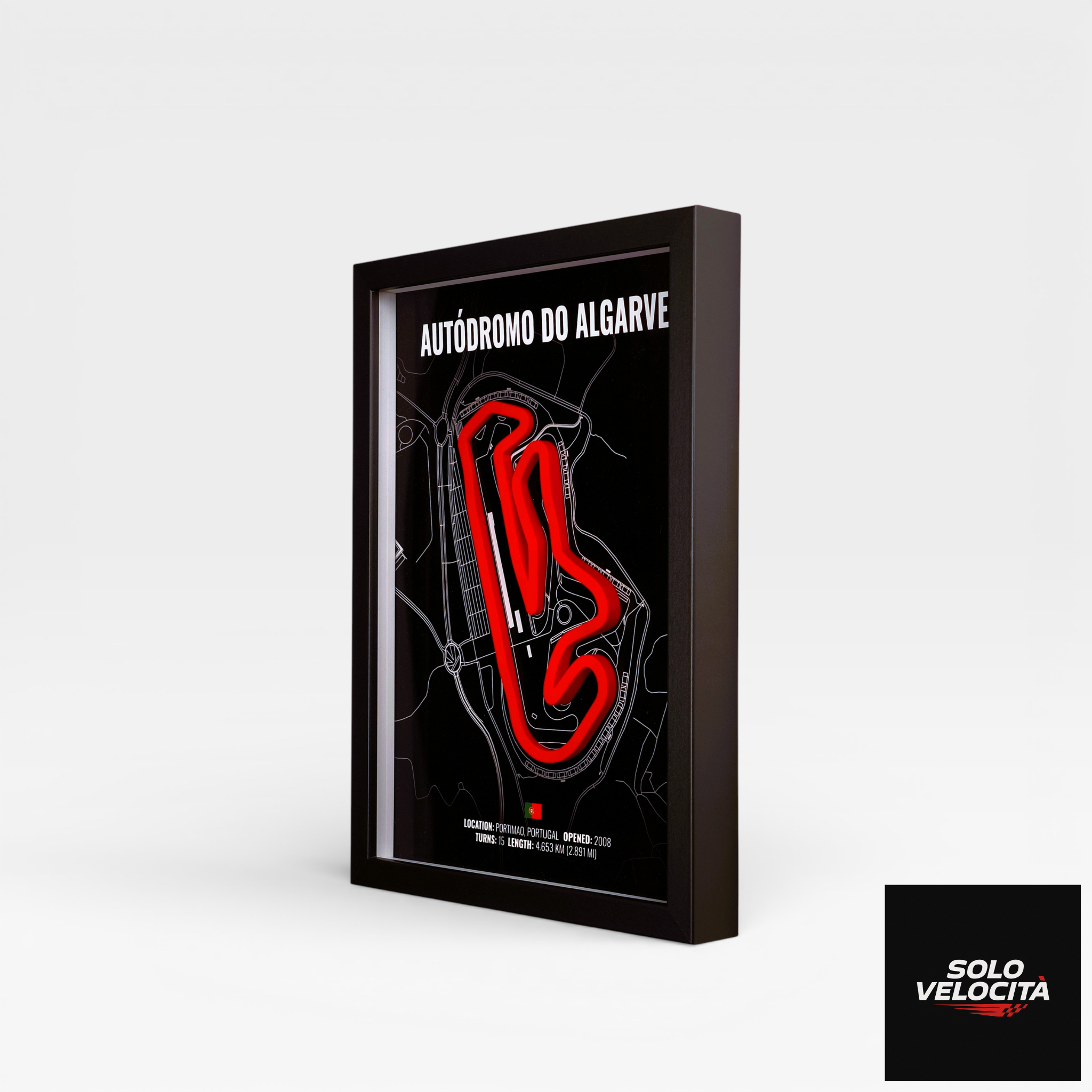 Autódromo Internacional do Algarve – 3D Pist Haritası Çerçeve