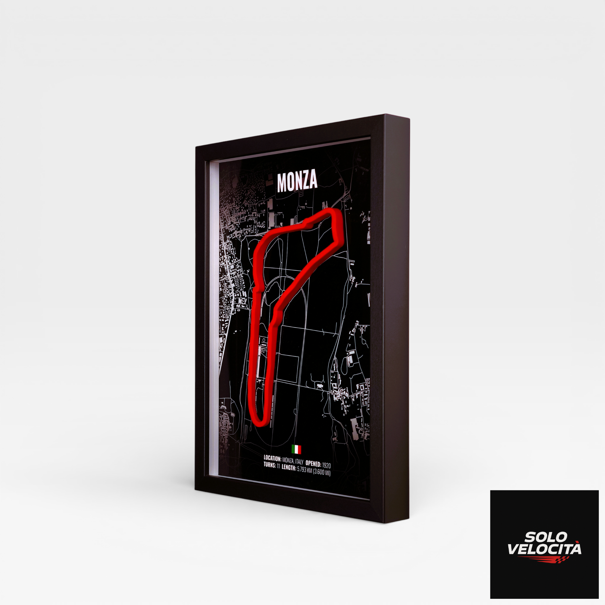 Autodromo Nazionale Monza – 3D Pist Haritası Çerçeve