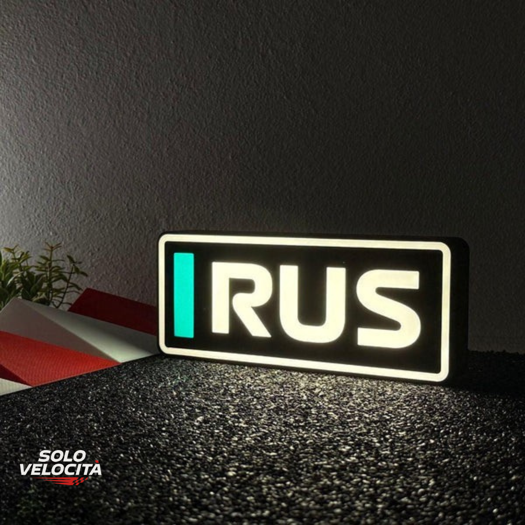 Formula 1 Russell – RUS LED Gece Lambası