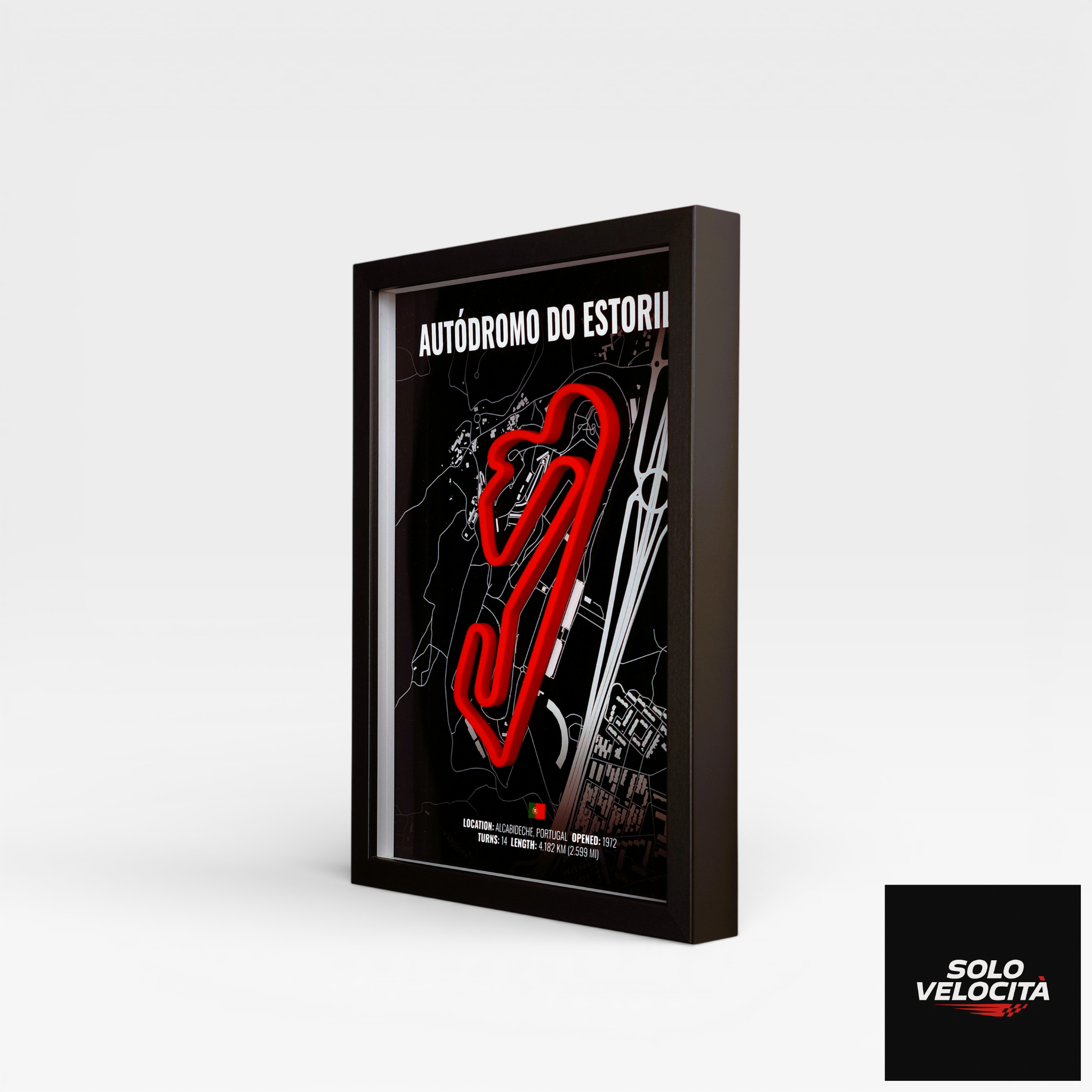 Autódromo do Estoril – 3D Pist Haritası Çerçeve