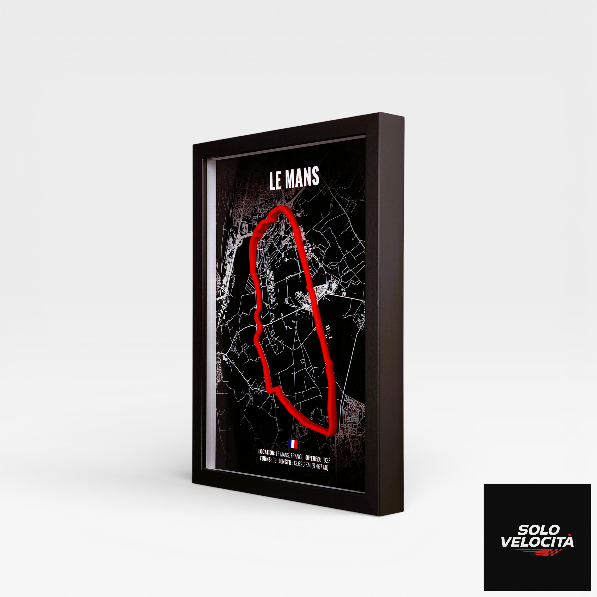 Circuit de la Sarthe (Le Mans) – 3D Pist Haritası Çerçeve