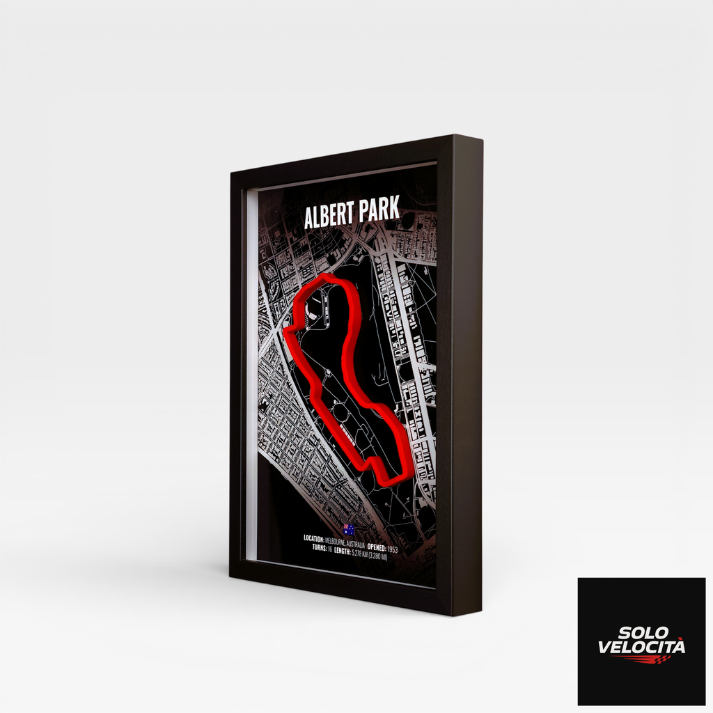 Albert Park Circuit – 3D Pist Haritası Çerçeve