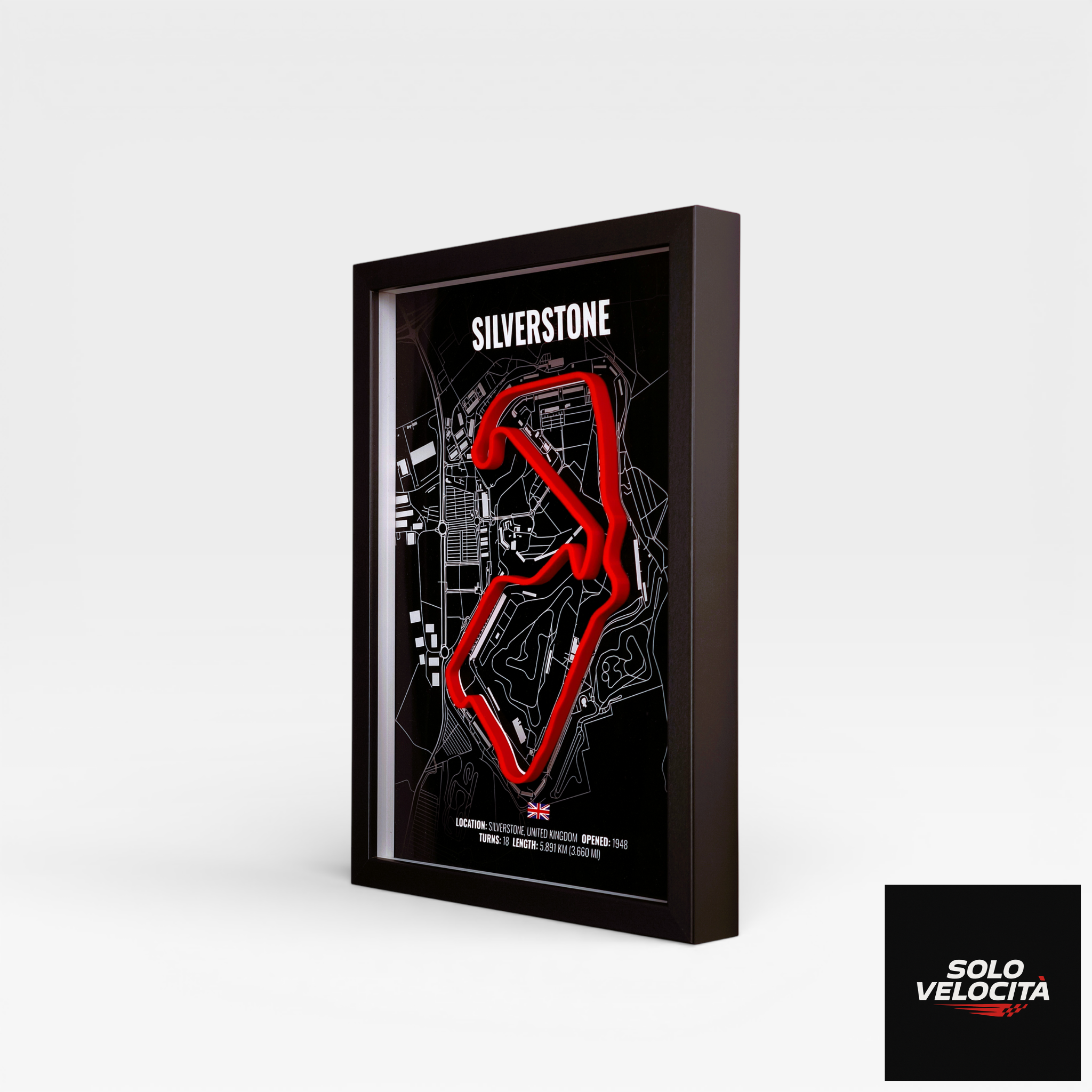 Silverstone Circuit – 3D Pist Haritası Çerçeve
