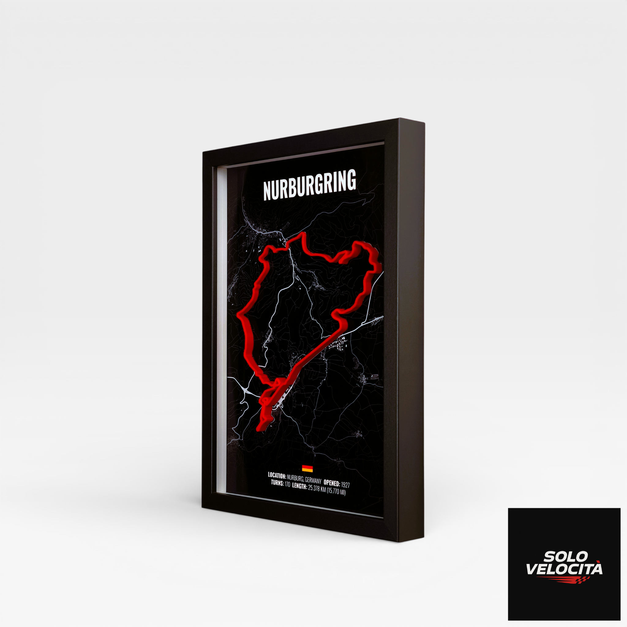 Nürburgring GP Circuit – 3D Pist Haritası Çerçeve