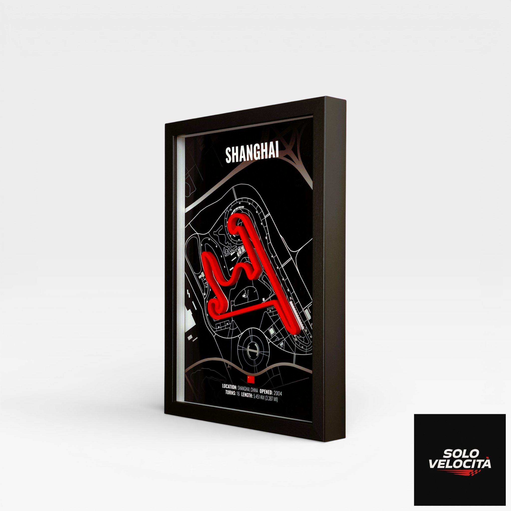 Shanghai International Circuit – 3D Pist Haritası Çerçeve