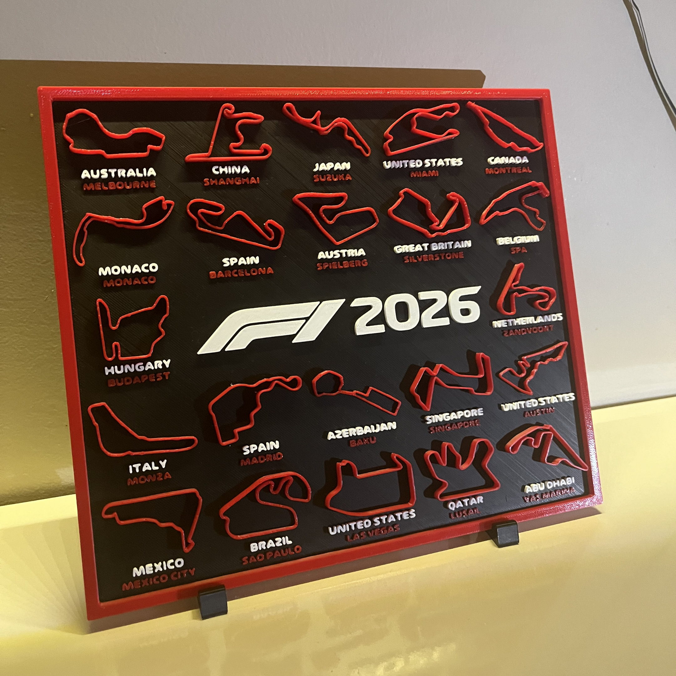 F1 2026 3D Takvim