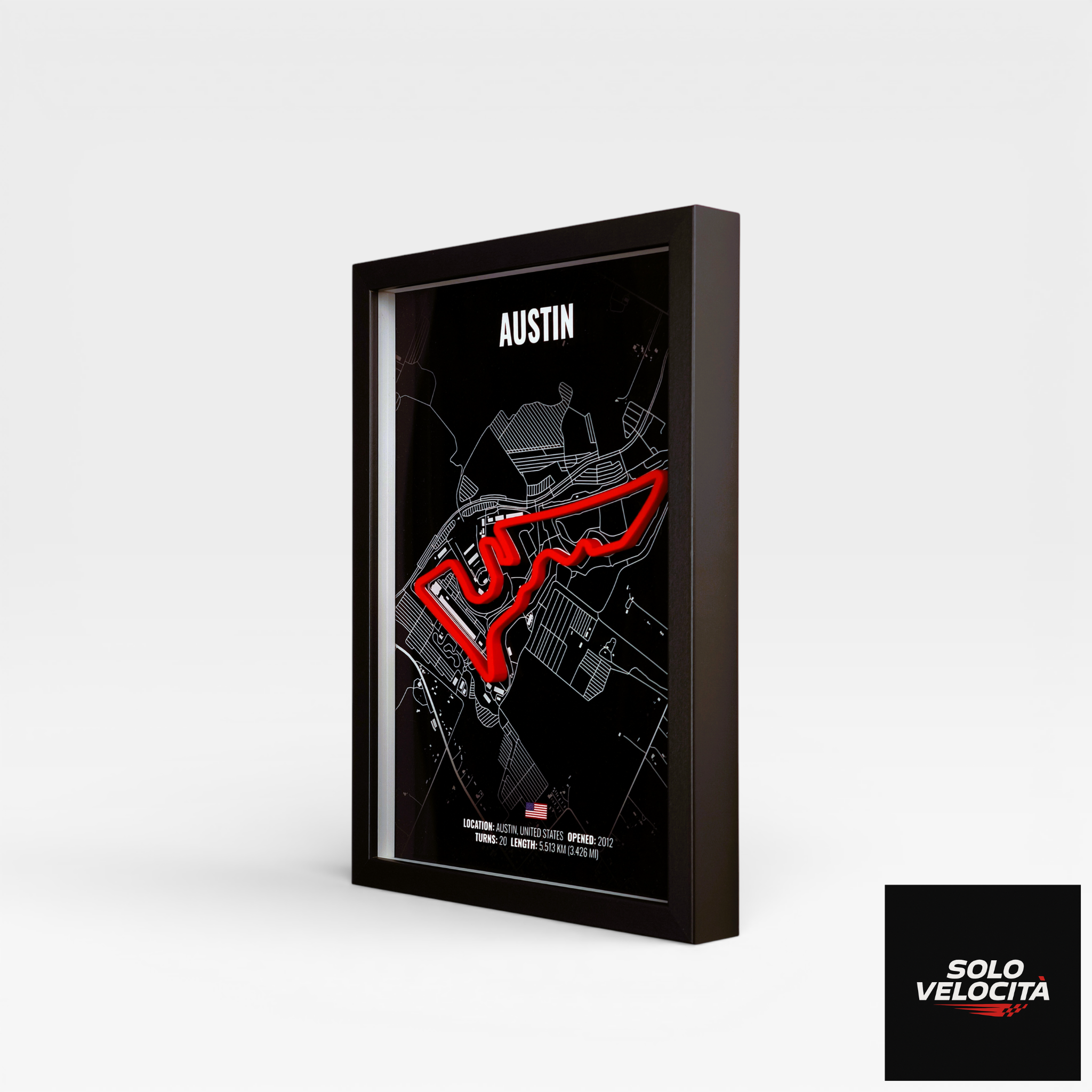 Circuit of the Americas (Austin) – 3D Pist Haritası Çerçeve