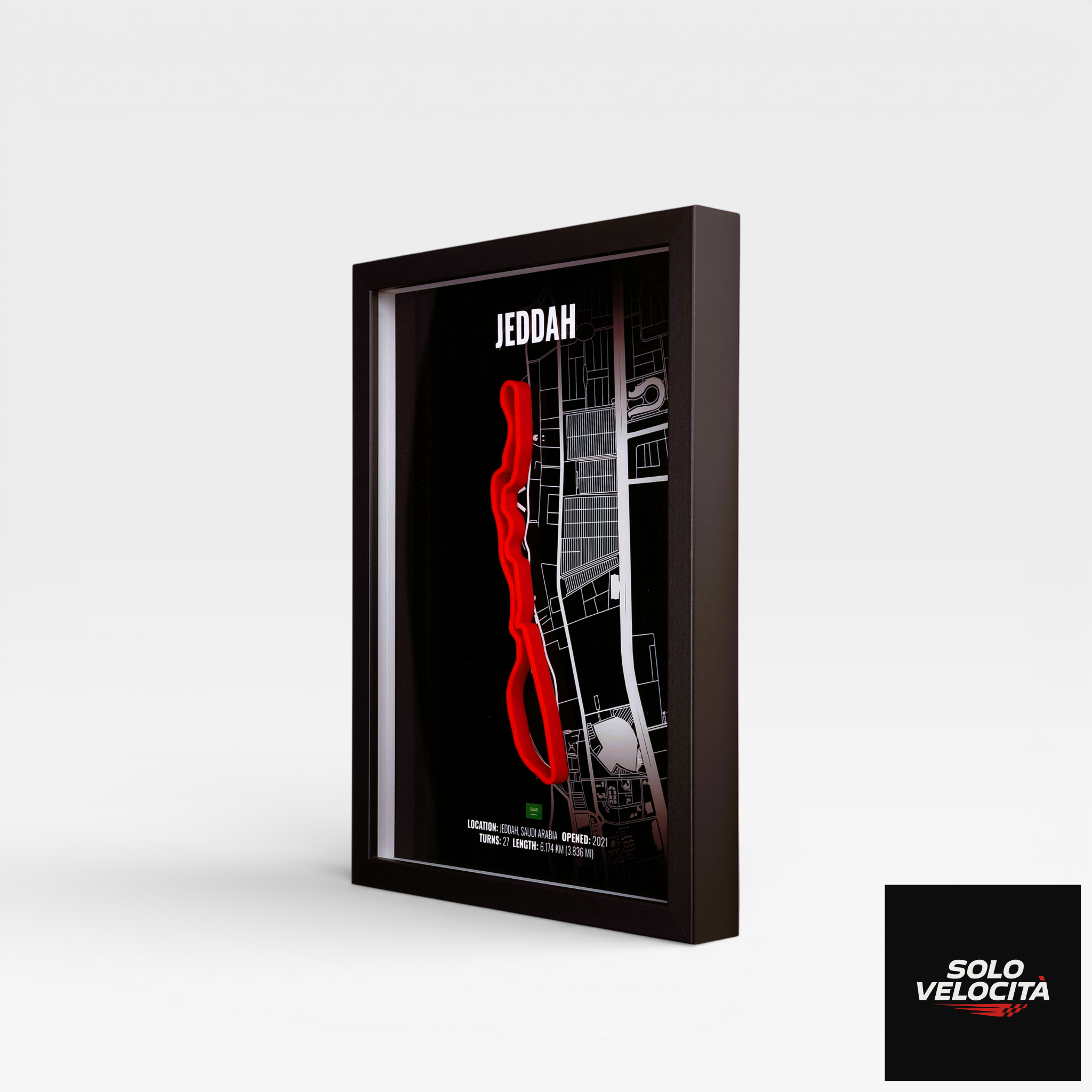 Jeddah Corniche Circuit – 3D Pist Haritası Çerçeve