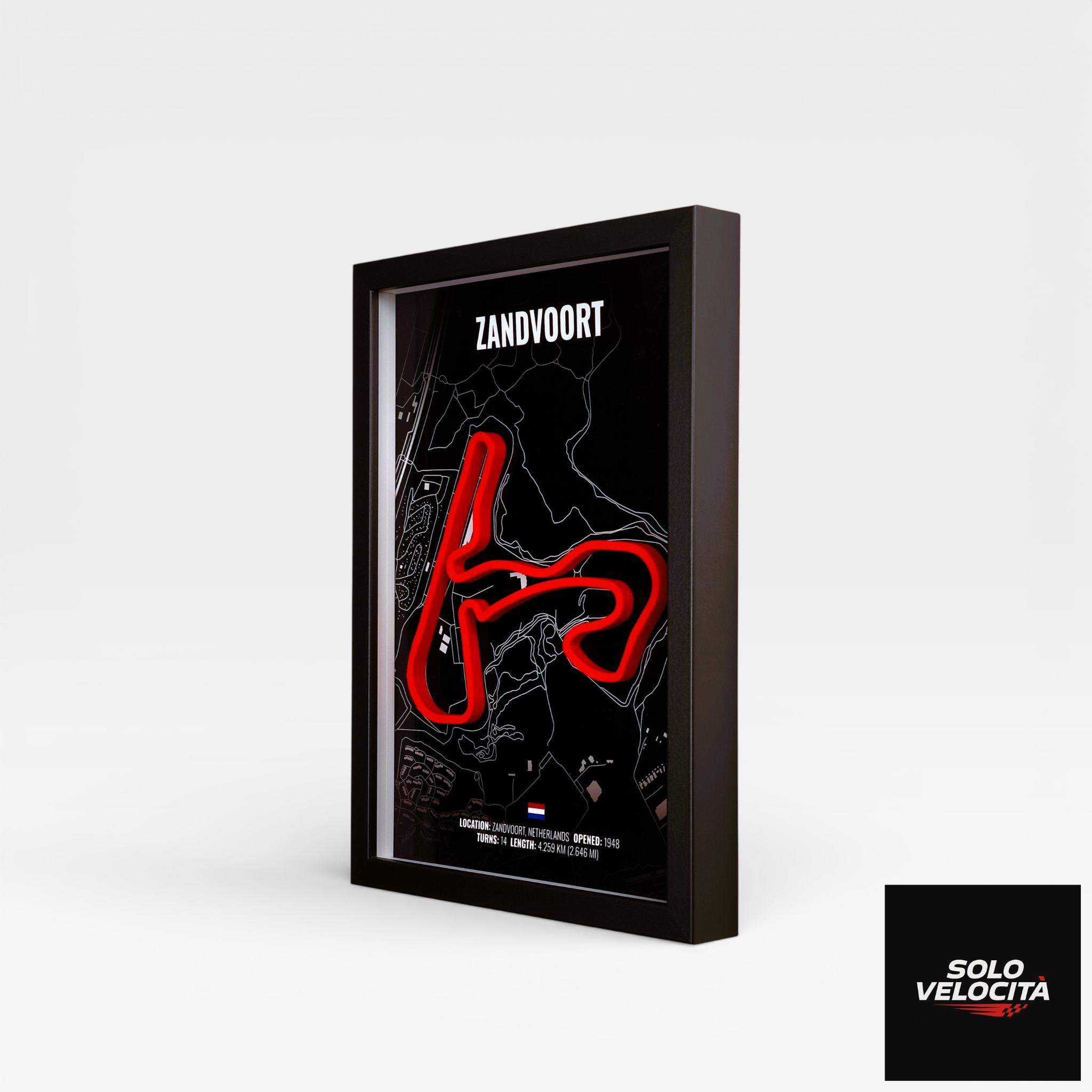 Circuit Zandvoort – 3D Pist Haritası Çerçeve