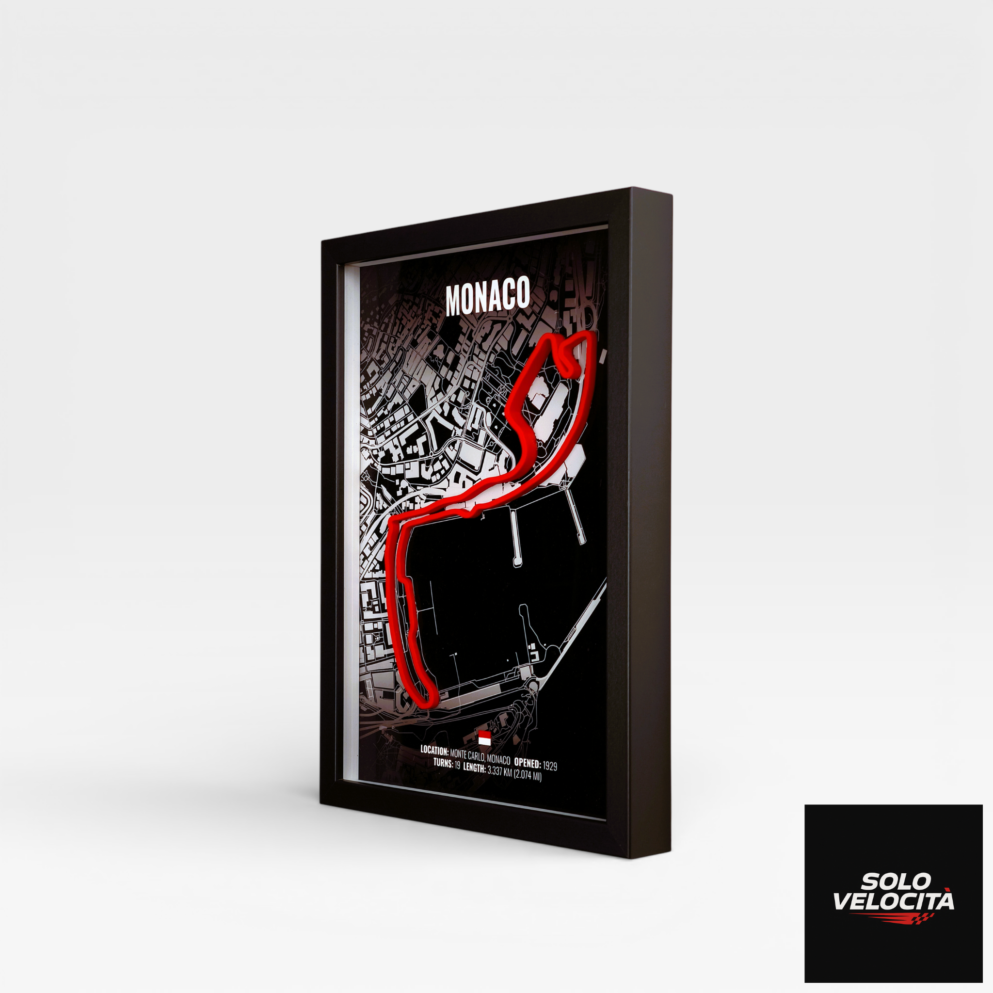 Circuit de Monaco – 3D Pist Haritası Çerçeve