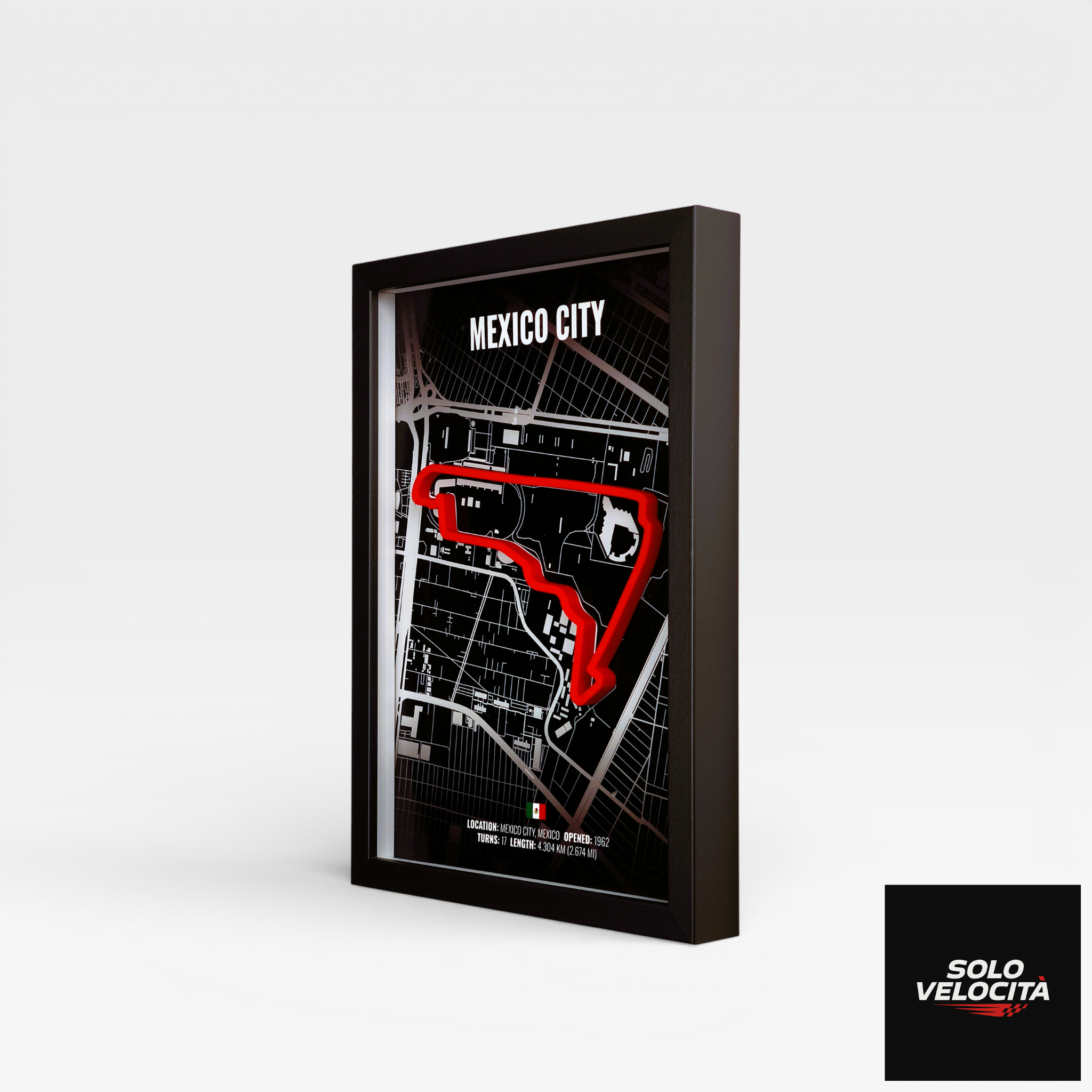 Autódromo Hermanos Rodríguez (Mexico City) – 3D Pist Haritası Çerçeve