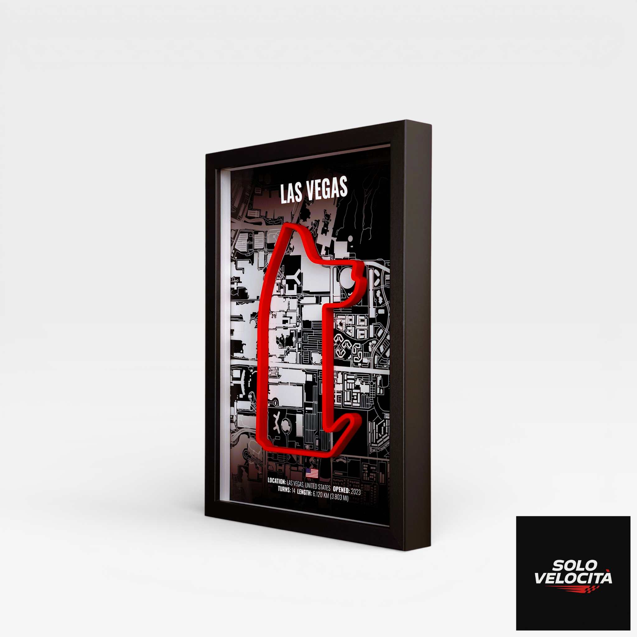Las Vegas Strip Circuit – 3D Pist Haritası Çerçeve