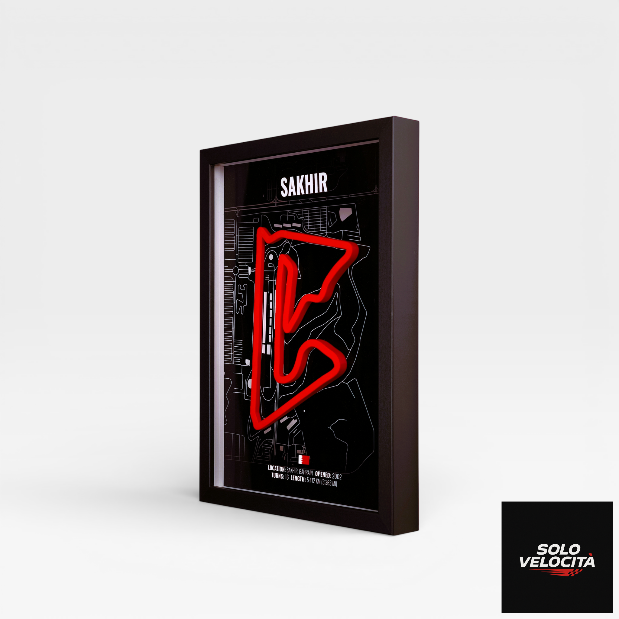 Bahrain International Circuit (Sakhir) – 3D Pist Haritası Çerçeve