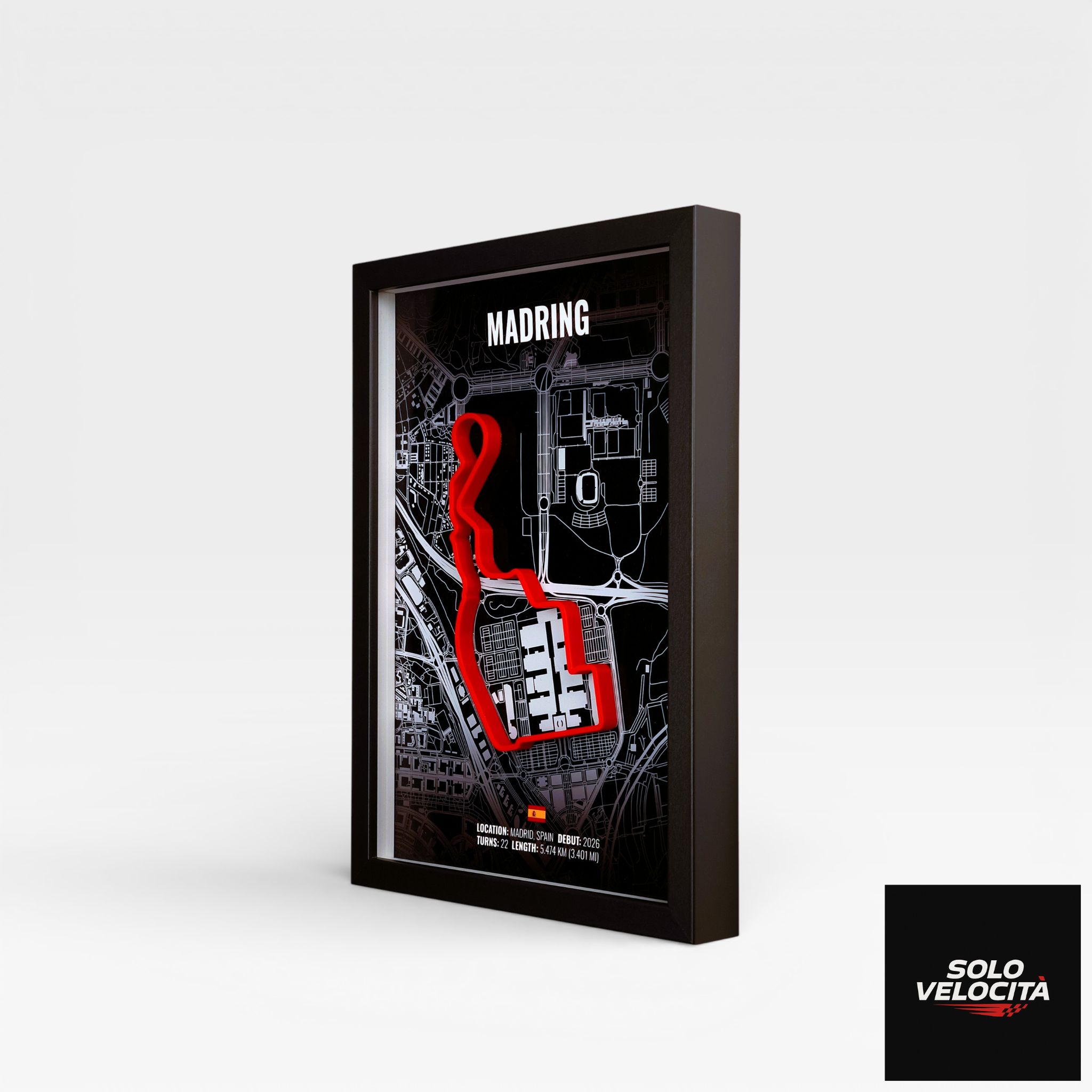 Madrid Street Circuit – 3D Pist Haritası Çerçeve
