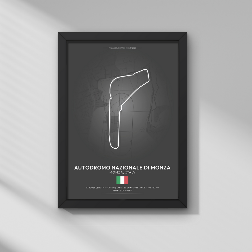 İtalya GP – Monza Pisti Formula 1 Poster Tablo