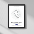 Avustralya GP – Albert Park Pisti Formula 1 Poster Tablo
