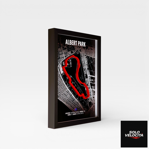 Albert Park Circuit – 3D Pist Haritası Çerçeve