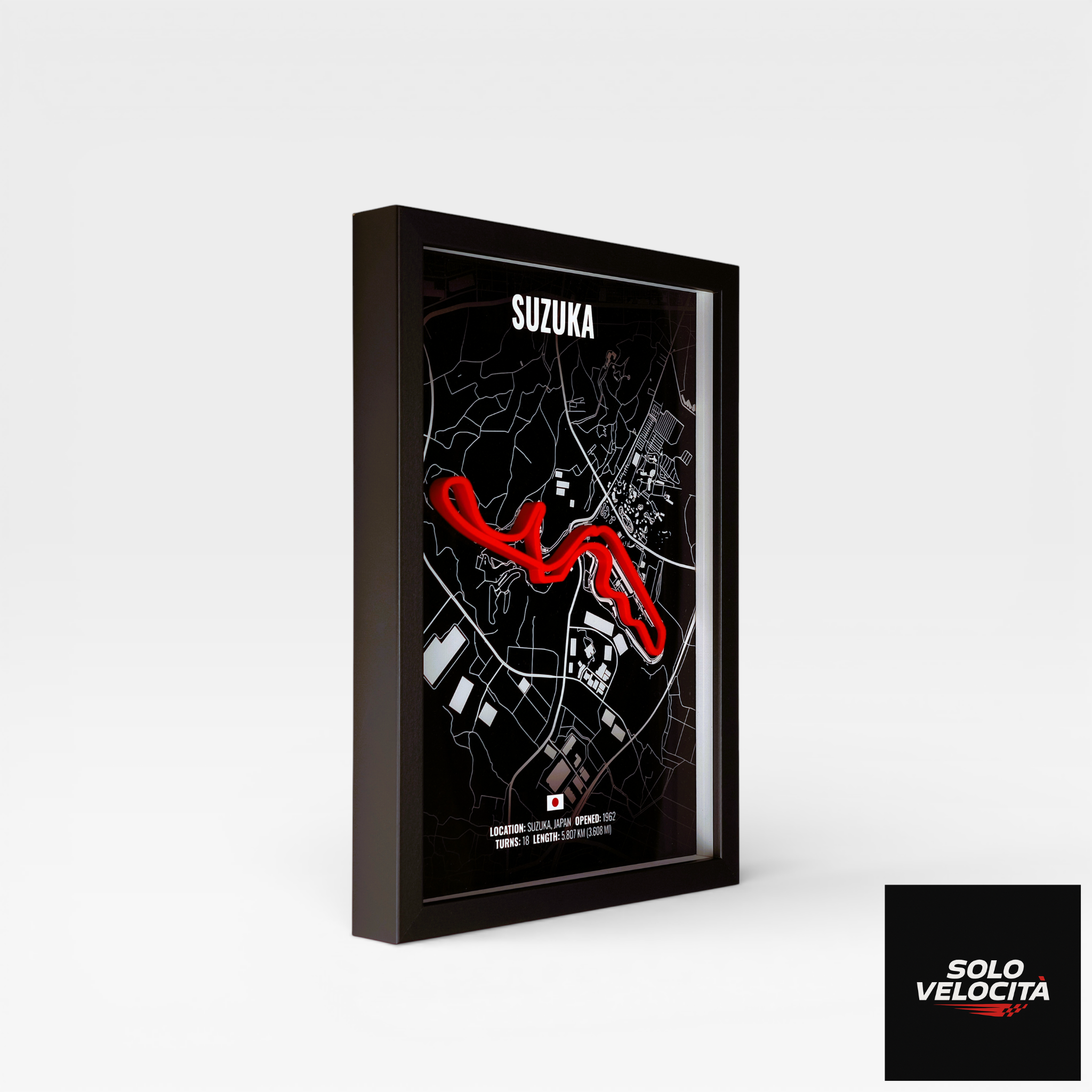 Suzuka International Racing Course – 3D Pist Haritası Çerçeve