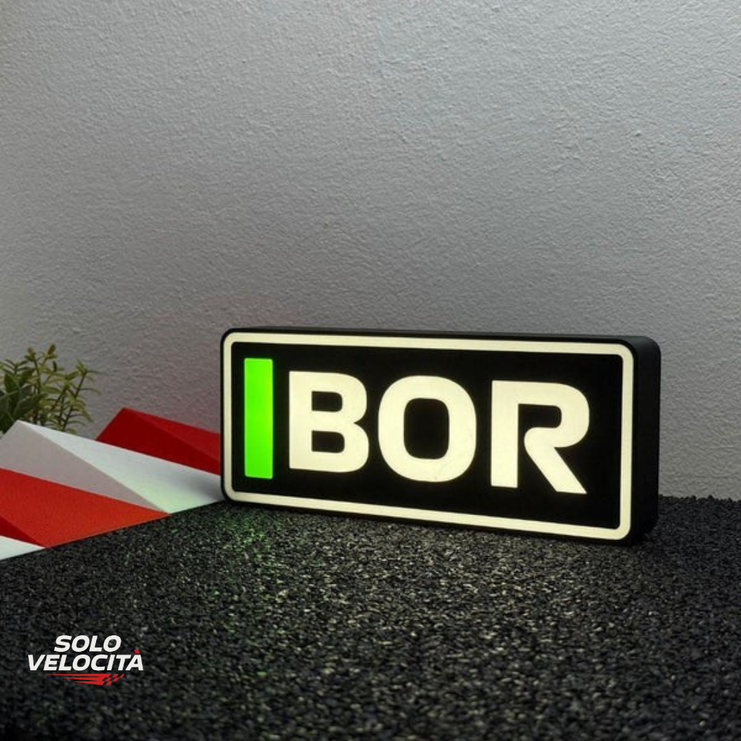 Formula 1 Bortoleto – BOR LED Gece Lambası