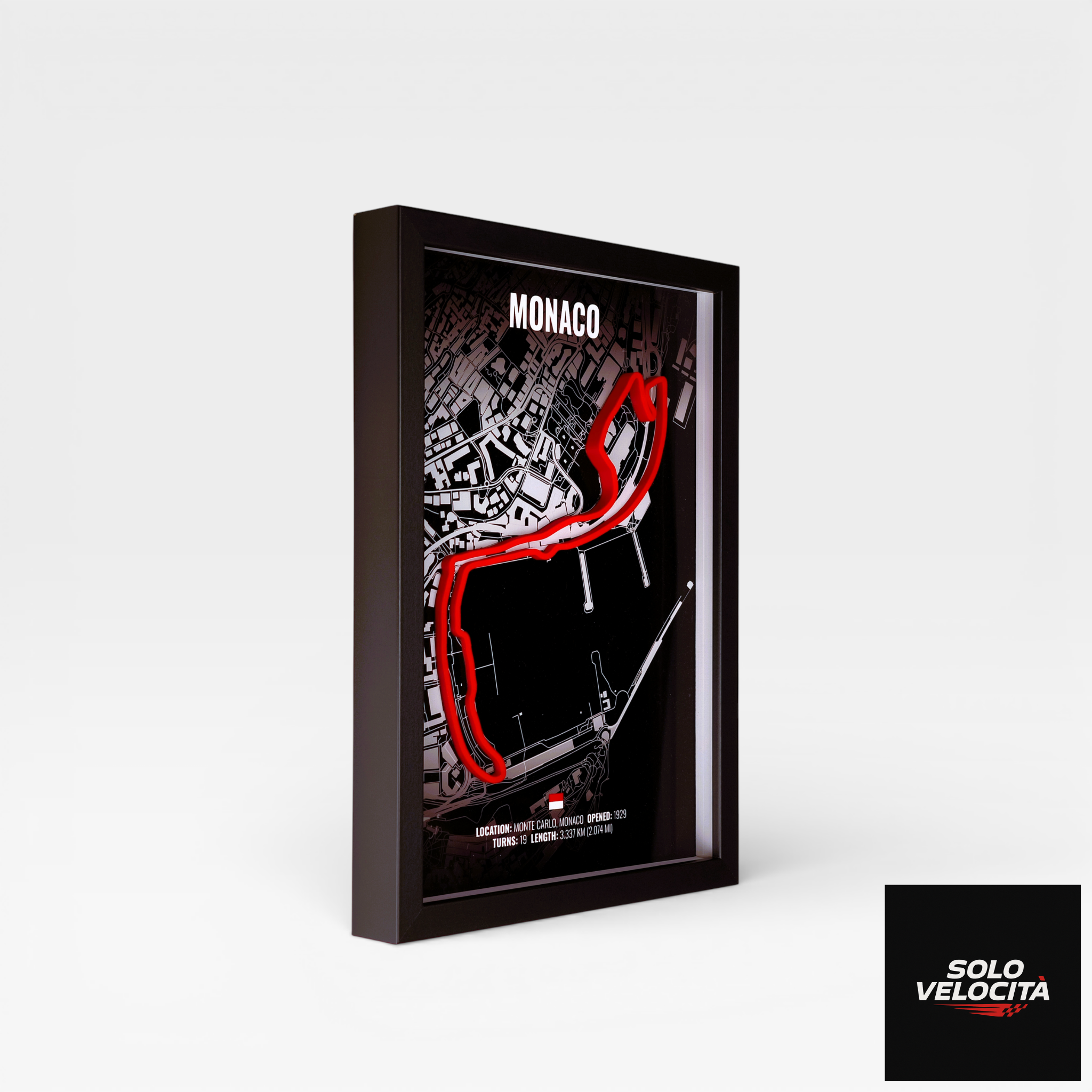 Circuit de Monaco – 3D Pist Haritası Çerçeve