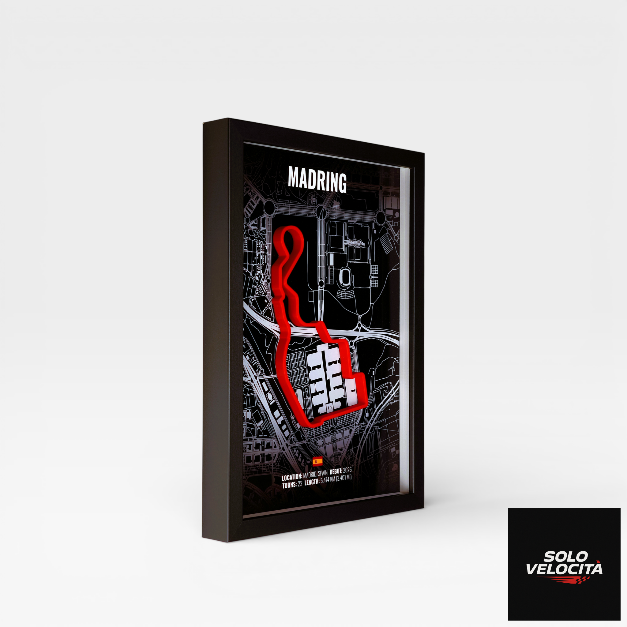Madrid Street Circuit – 3D Pist Haritası Çerçeve