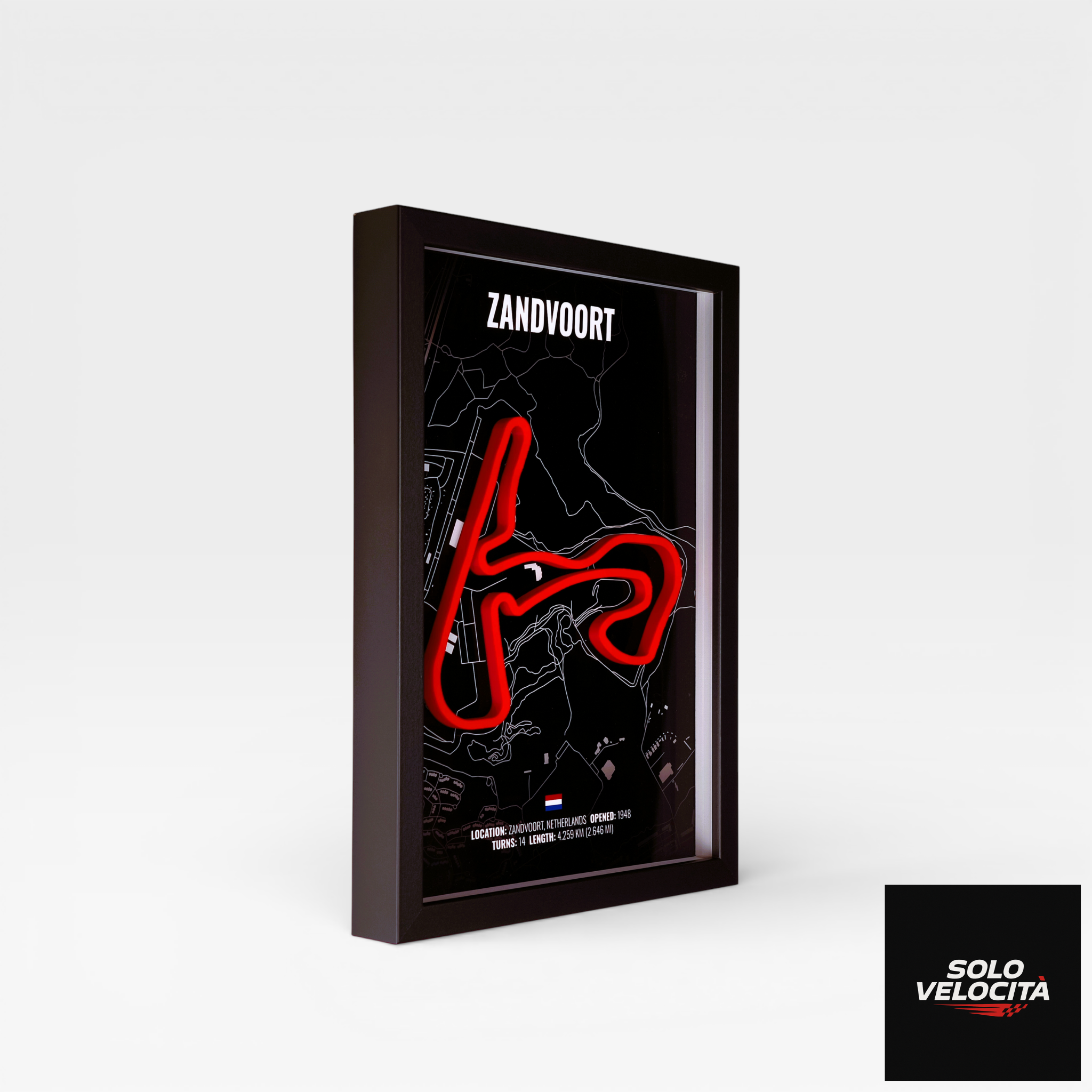 Circuit Zandvoort – 3D Pist Haritası Çerçeve