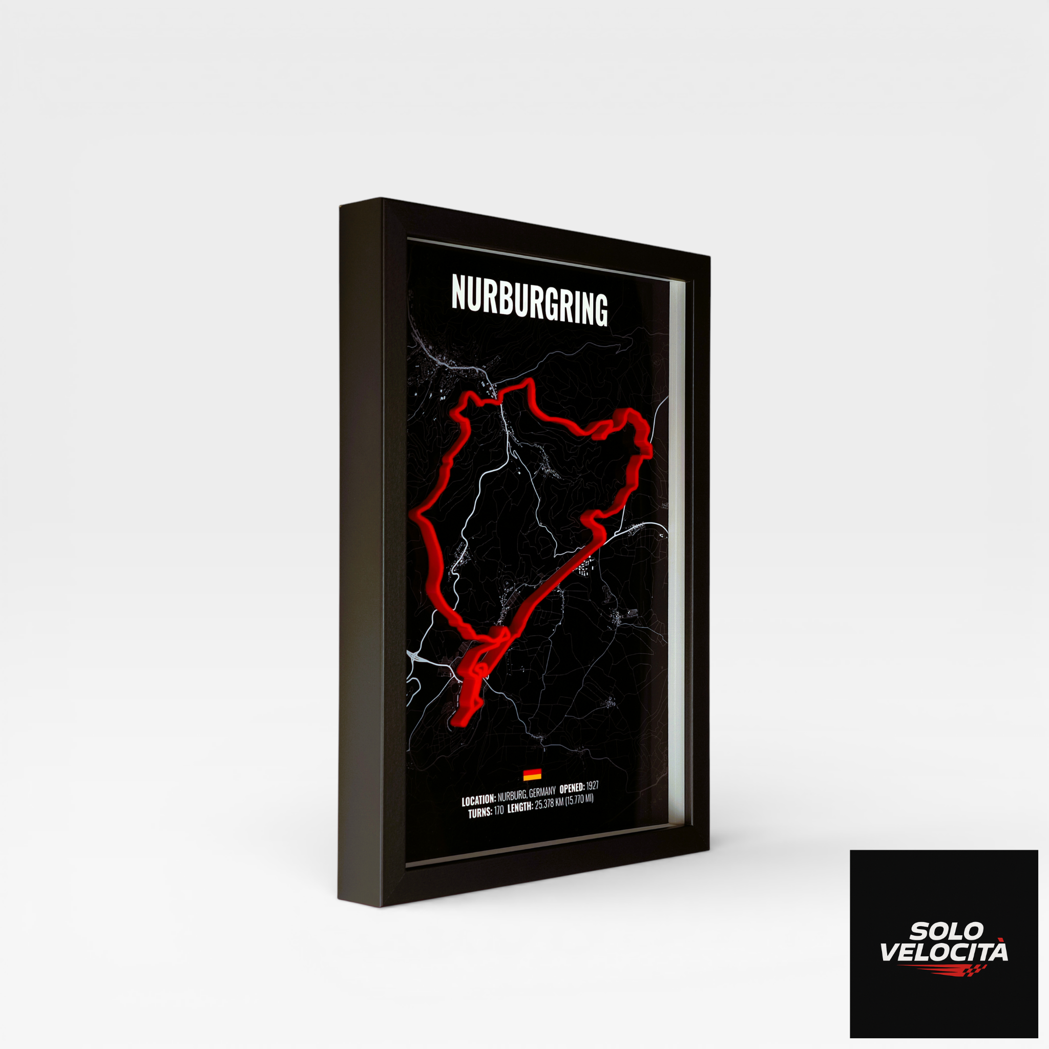 Nürburgring GP Circuit – 3D Pist Haritası Çerçeve