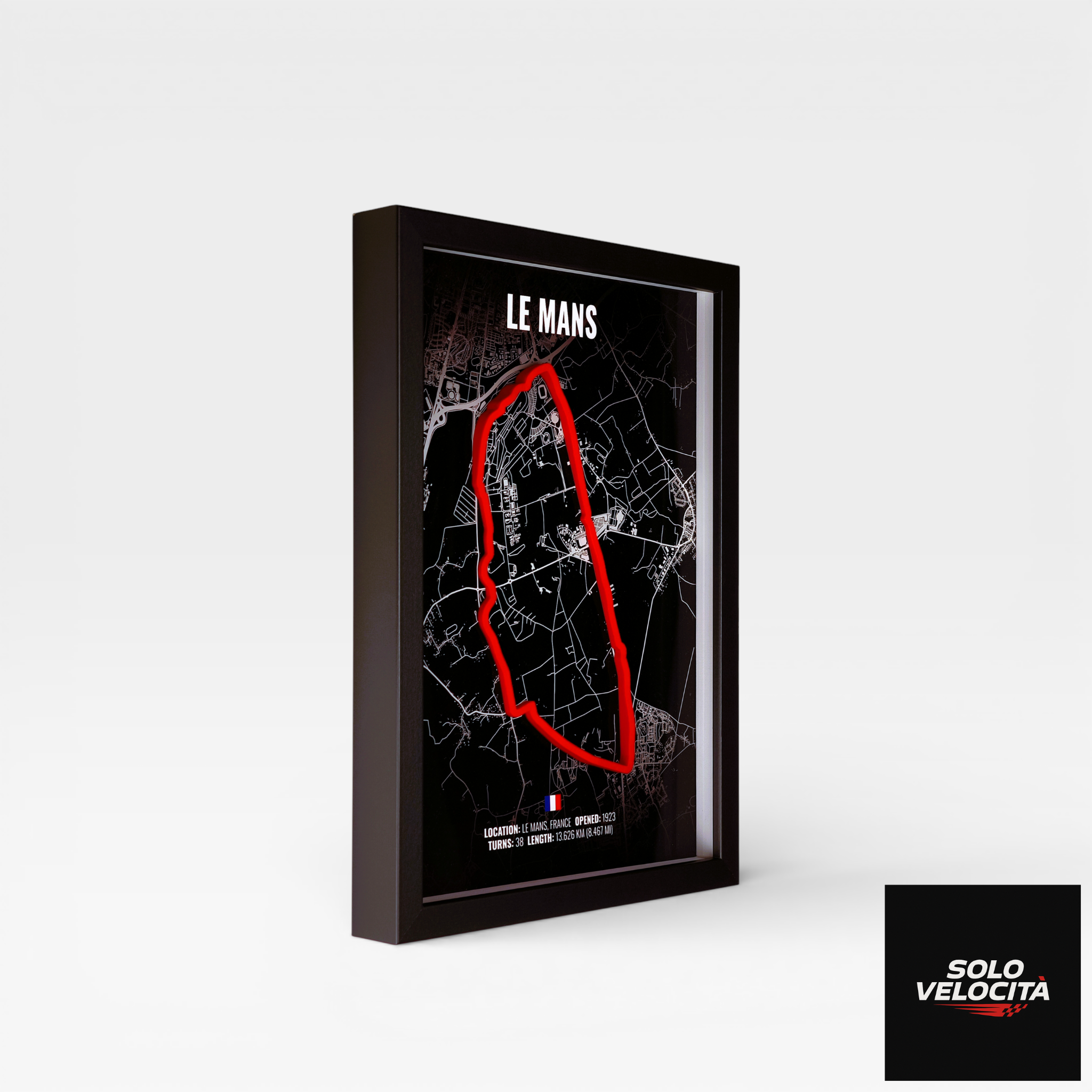 Circuit de la Sarthe (Le Mans) – 3D Pist Haritası Çerçeve