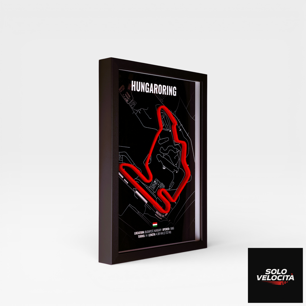 Hungaroring – 3D Pist Haritası Çerçeve