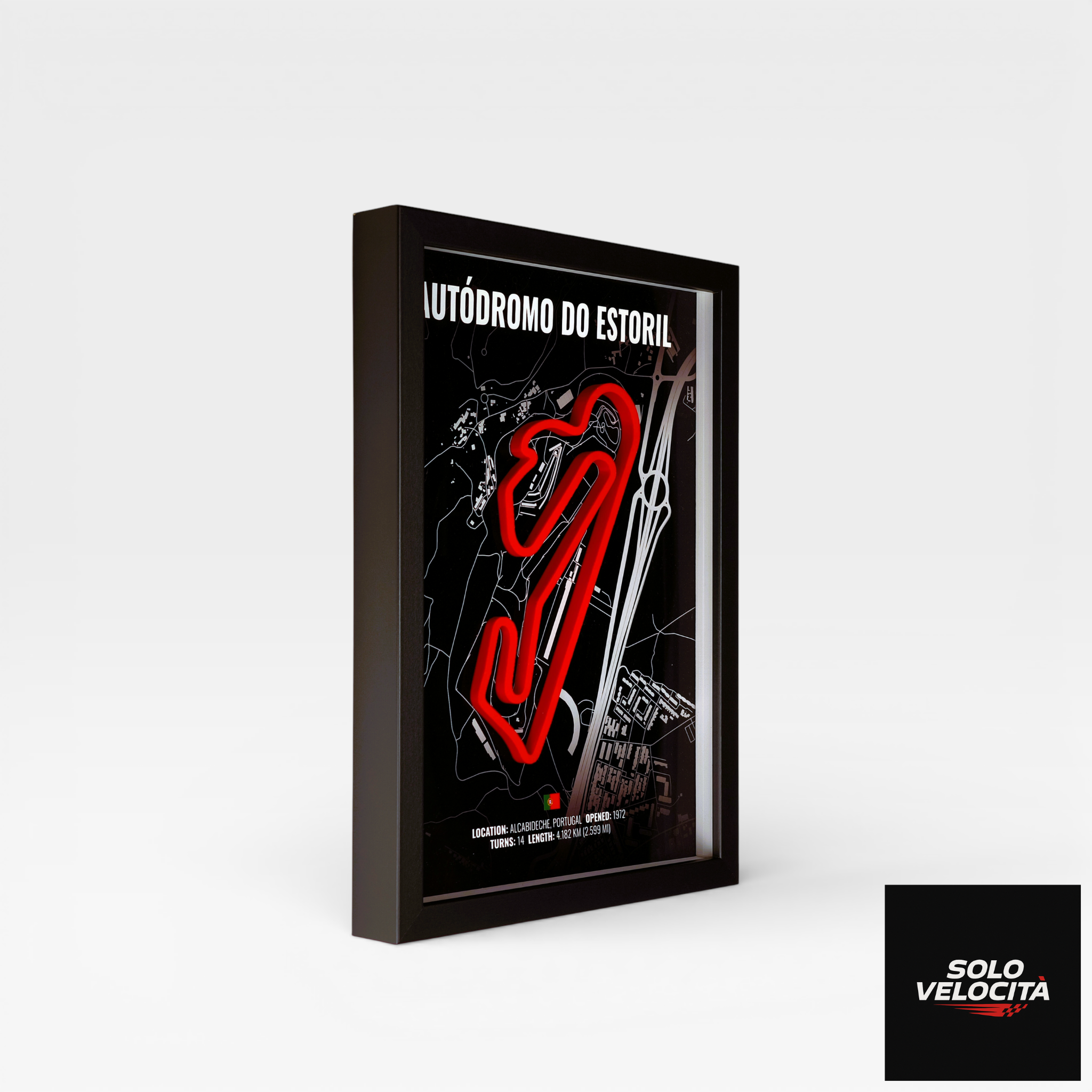 Autódromo do Estoril – 3D Pist Haritası Çerçeve