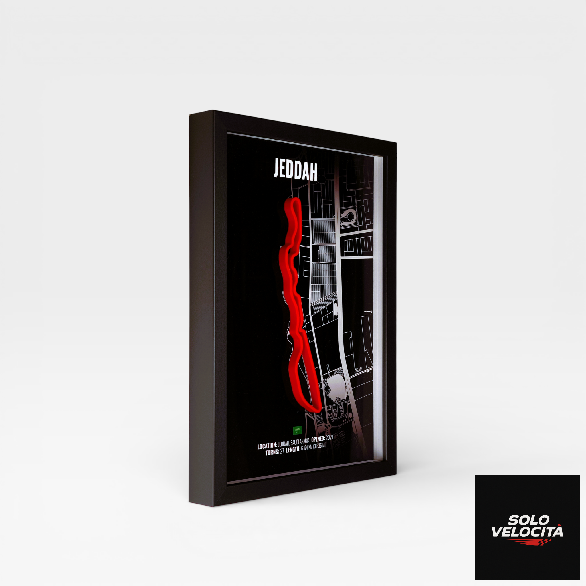 Jeddah Corniche Circuit – 3D Pist Haritası Çerçeve