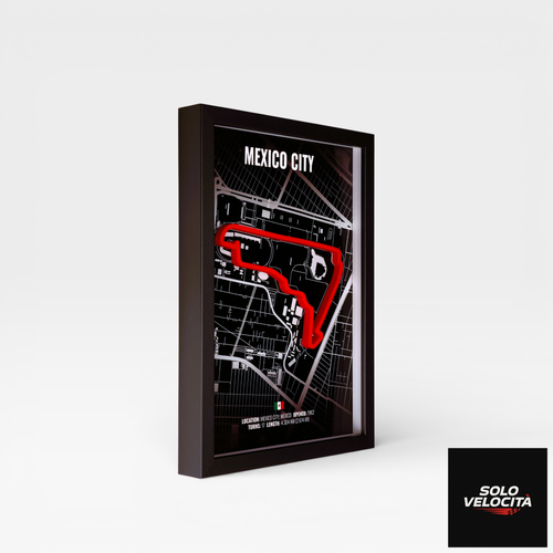 Autódromo Hermanos Rodríguez (Mexico City) – 3D Pist Haritası Çerçeve