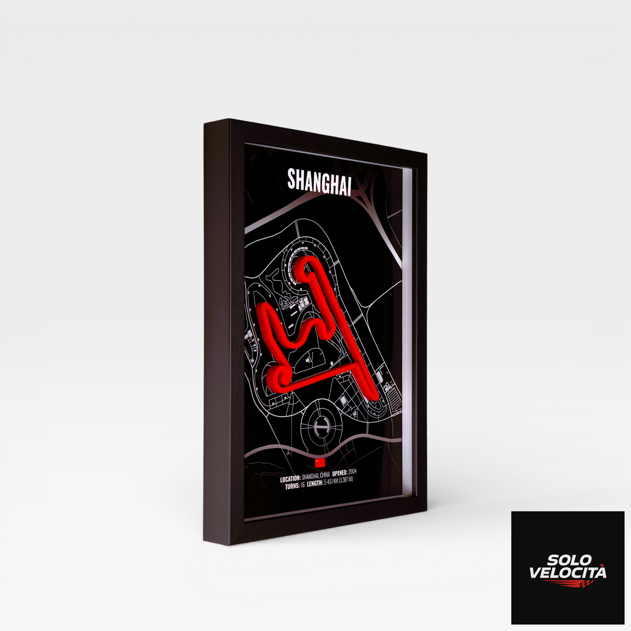 Shanghai International Circuit – 3D Pist Haritası Çerçeve