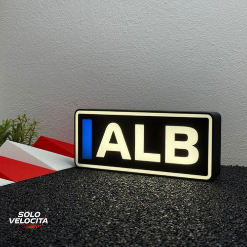 Formula 1 Albon – ALB LED Gece Lambası