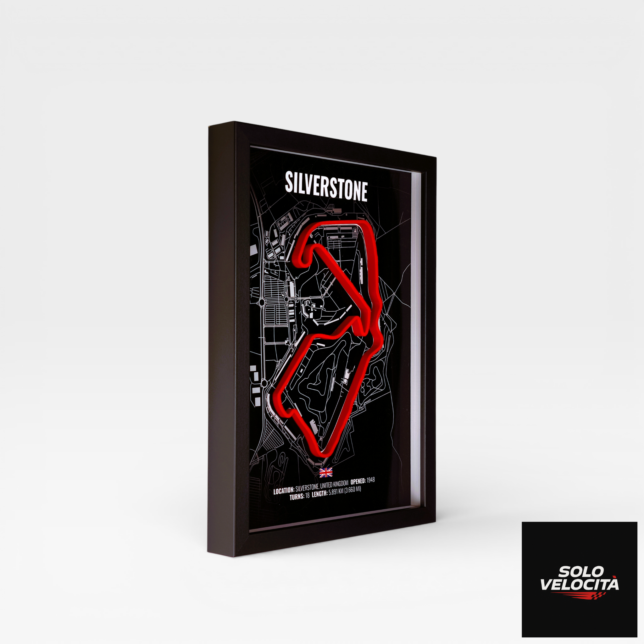 Silverstone Circuit – 3D Pist Haritası Çerçeve