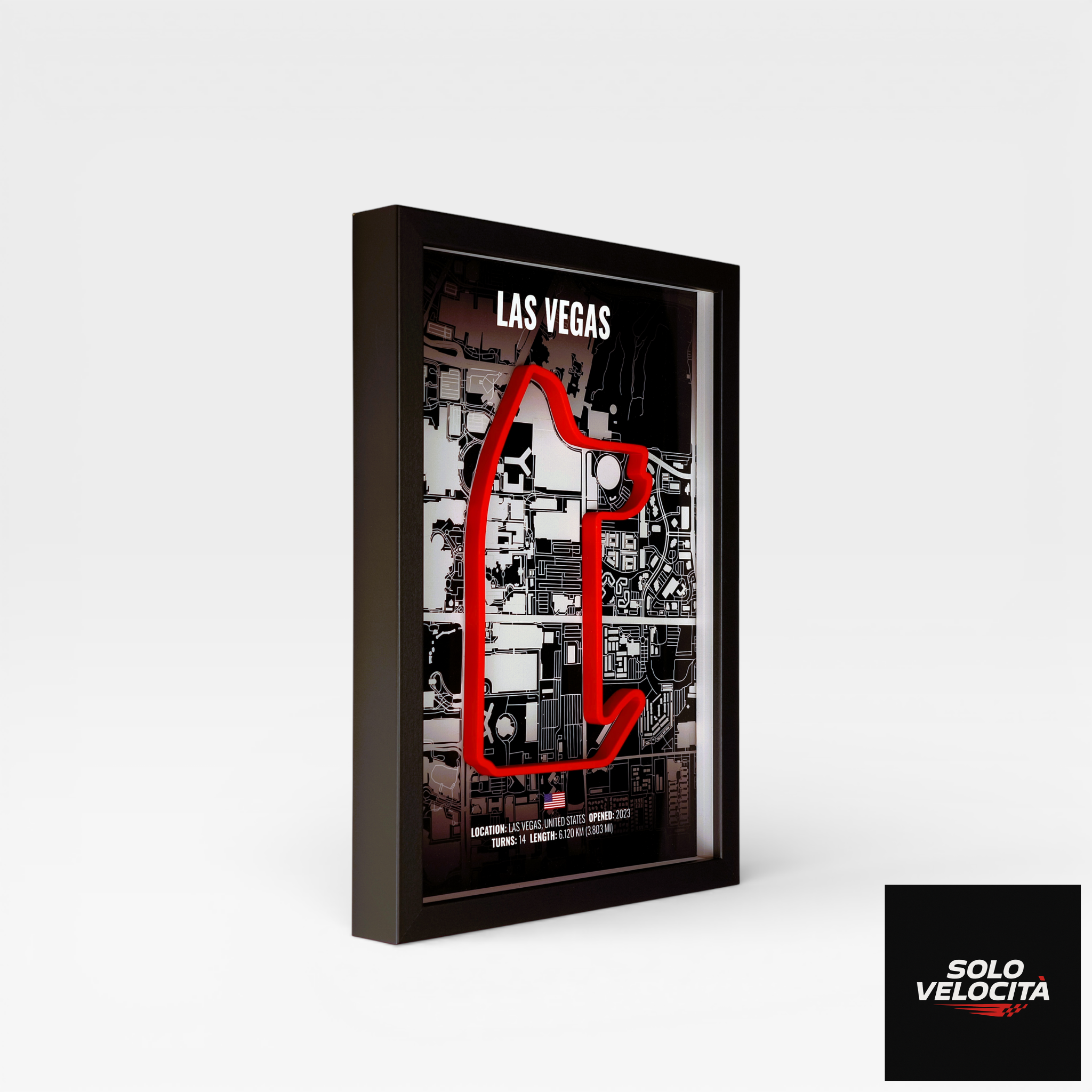 Las Vegas Strip Circuit – 3D Pist Haritası Çerçeve