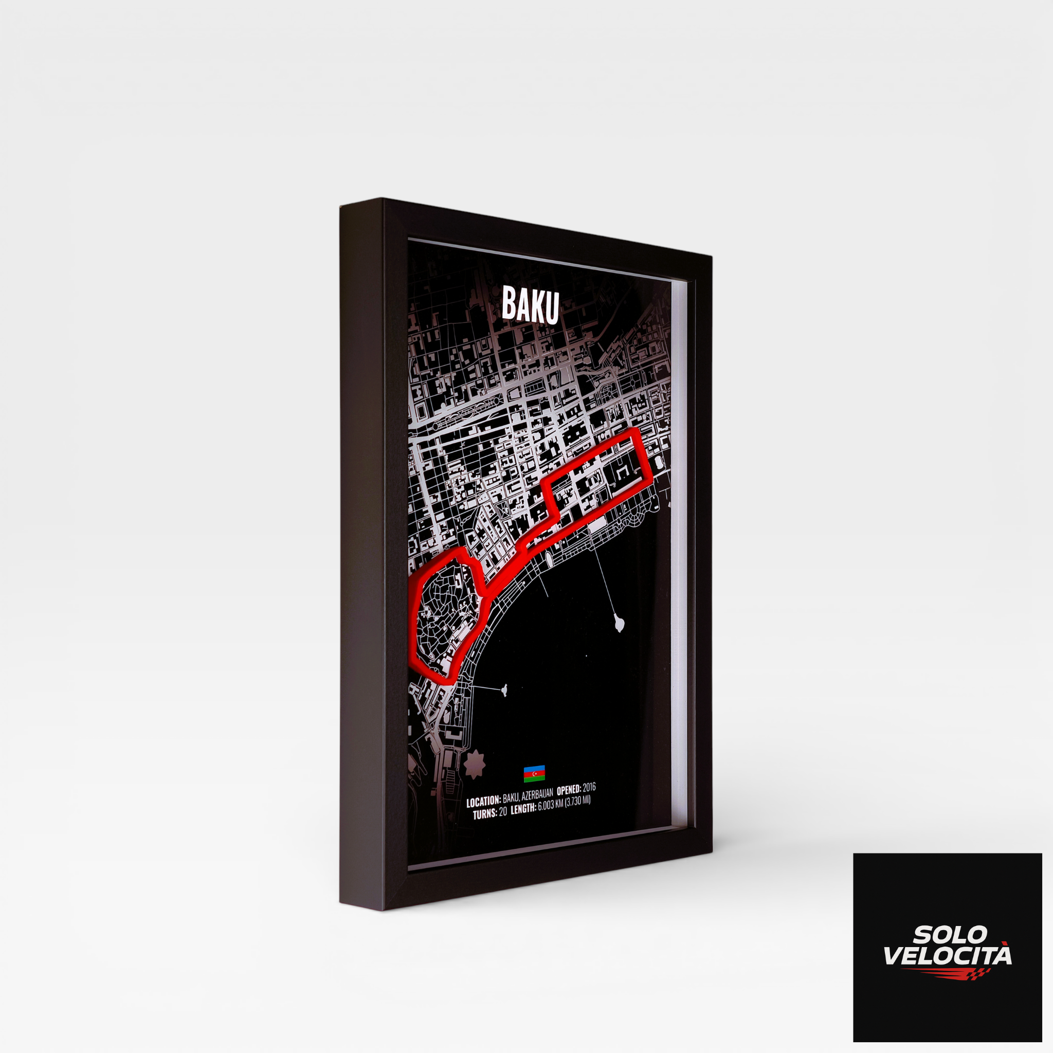 Baku City Circuit – 3D Pist Haritası Çerçeve