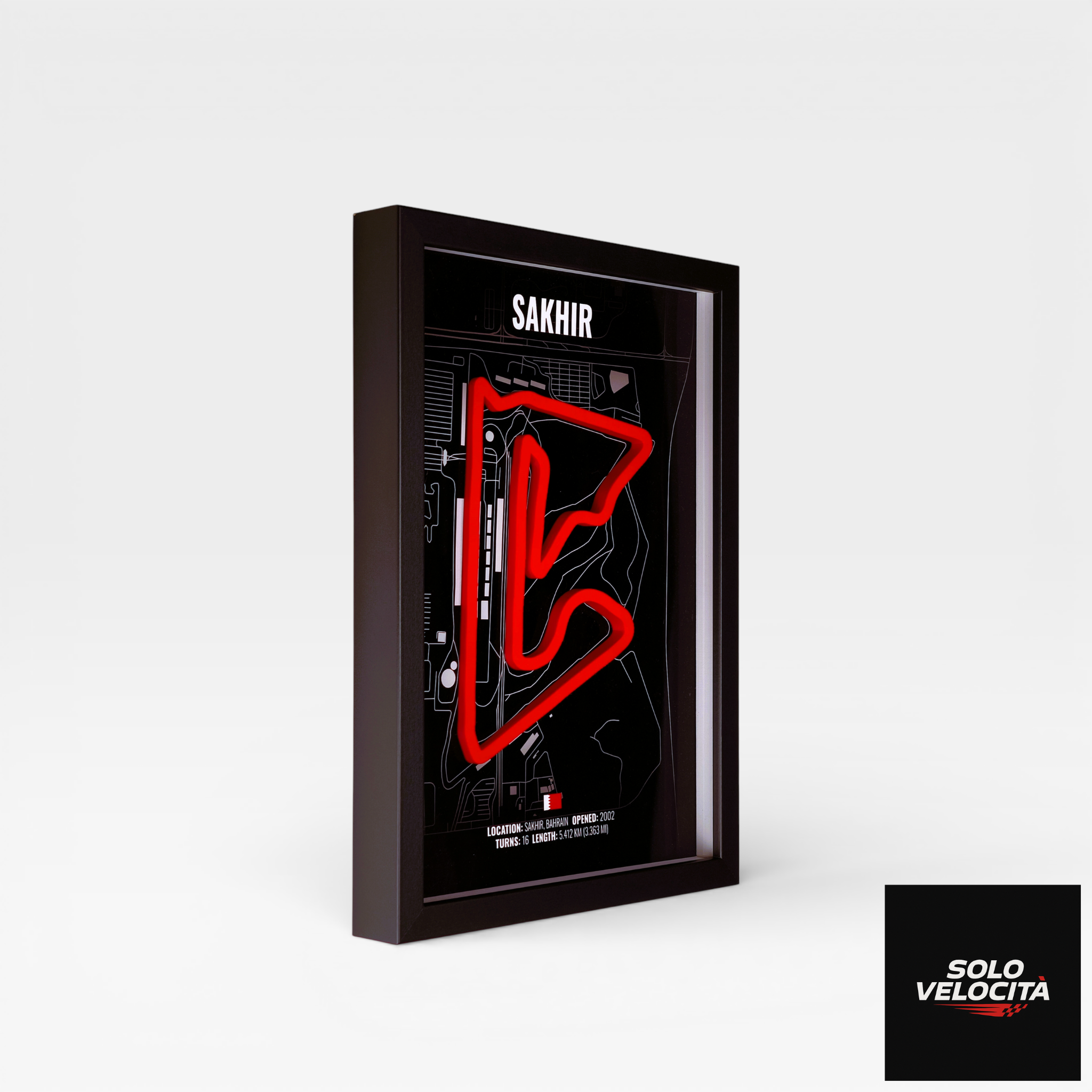 Bahrain International Circuit (Sakhir) – 3D Pist Haritası Çerçeve