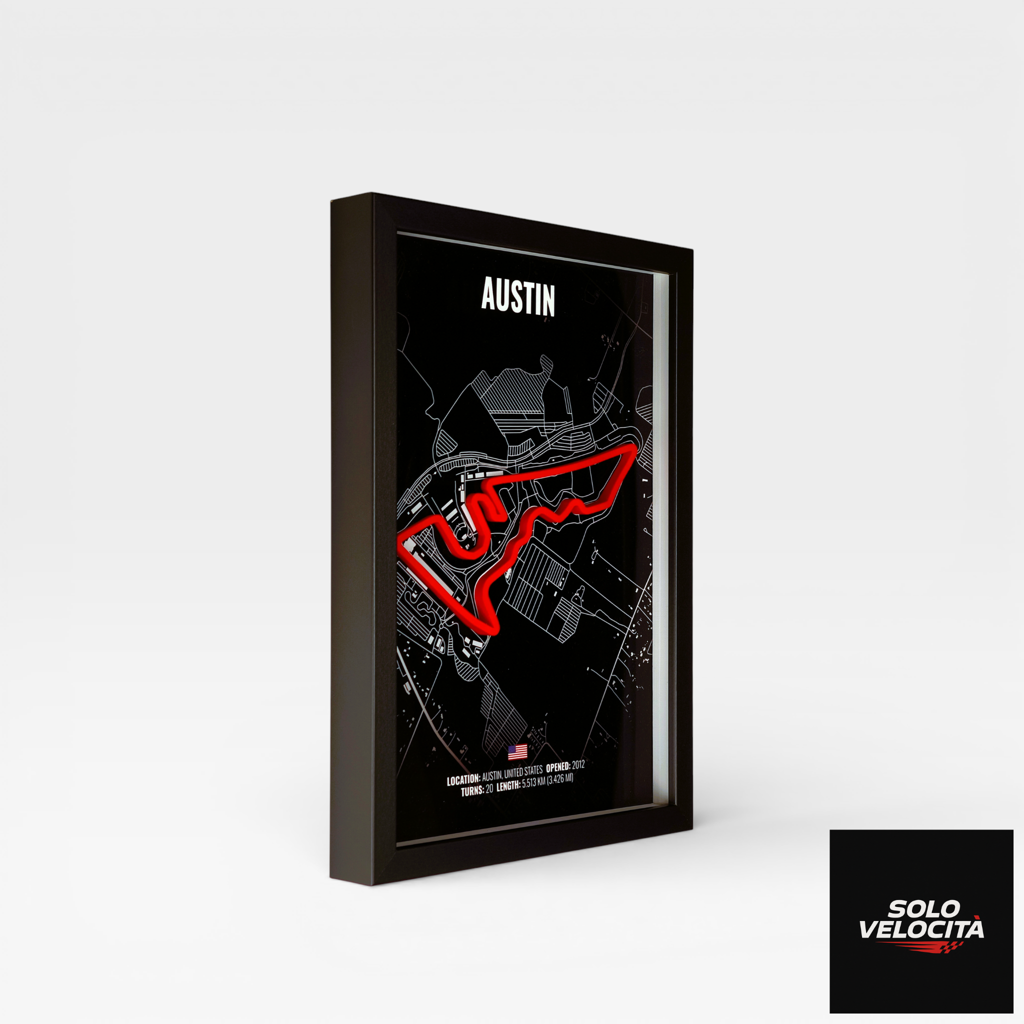 Circuit of the Americas (Austin) – 3D Pist Haritası Çerçeve