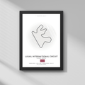 Katar GP – Lusail Uluslararası Pisti Formula 1 Poster Tablo