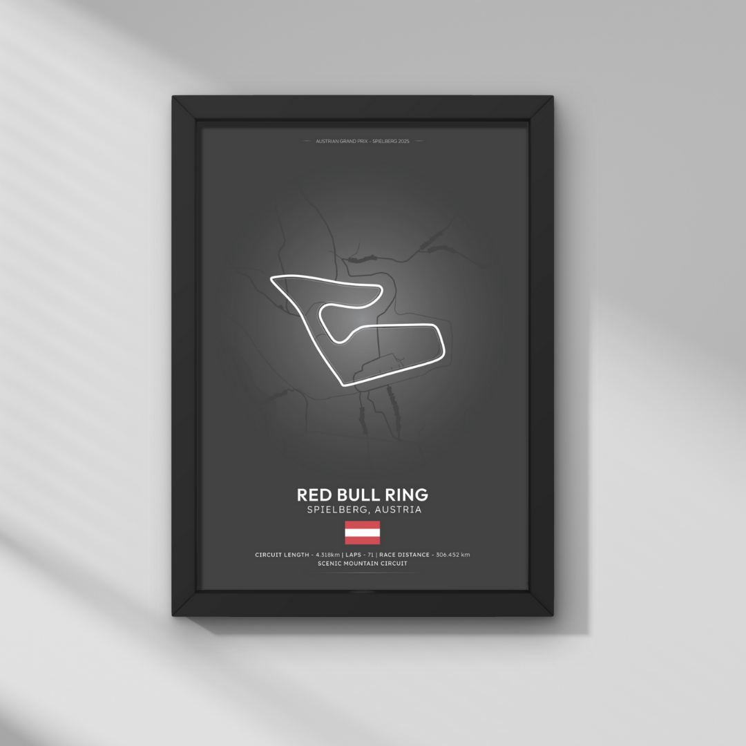 Avusturya GP – Red Bull Ring Formula 1 Poster Tablo