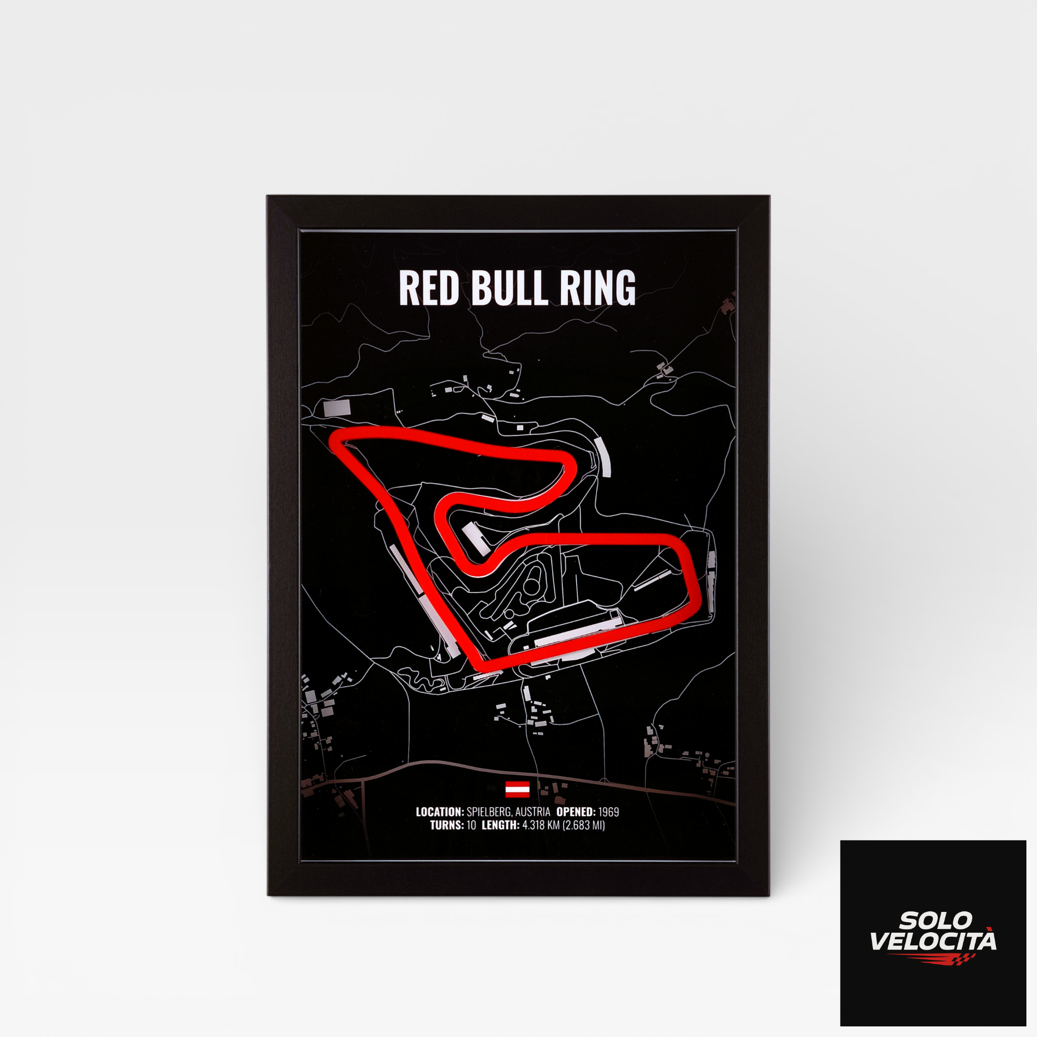 Red Bull Ring (Spielberg) – 3D Pist Haritası Çerçeve