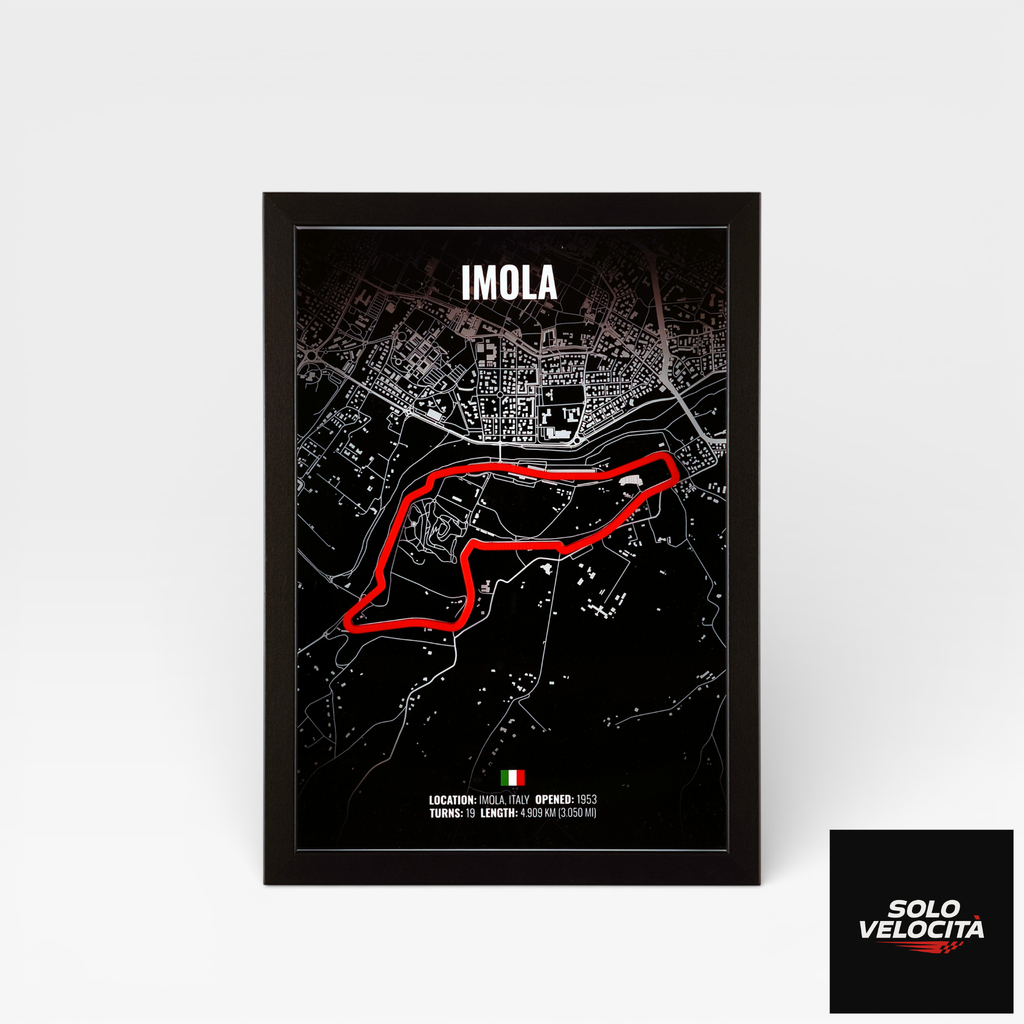 Autodromo Internazionale Enzo e Dino Ferrari (Imola) – 3D Pist Haritası Çerçeve