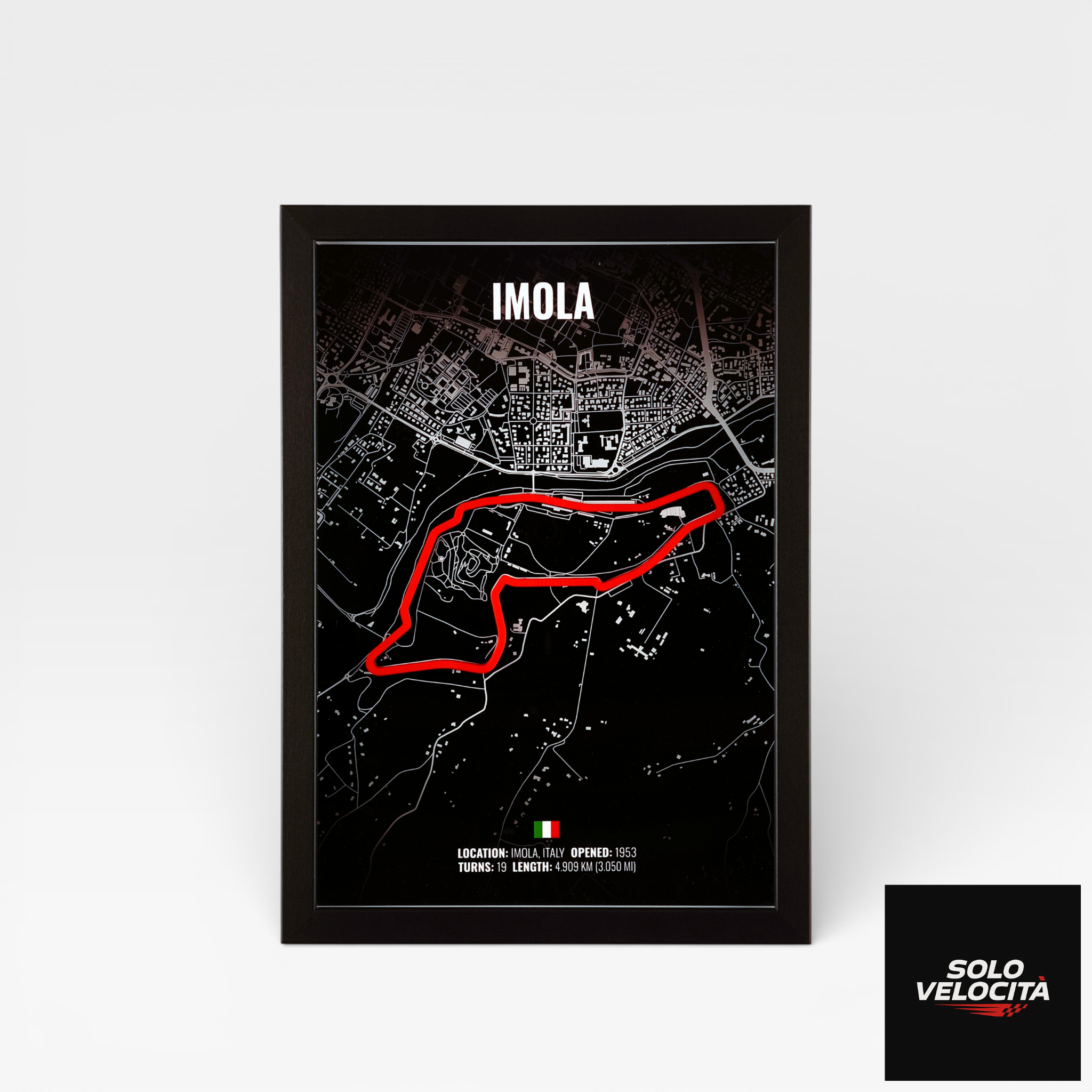 Autodromo Internazionale Enzo e Dino Ferrari (Imola) – 3D Pist Haritası Çerçeve