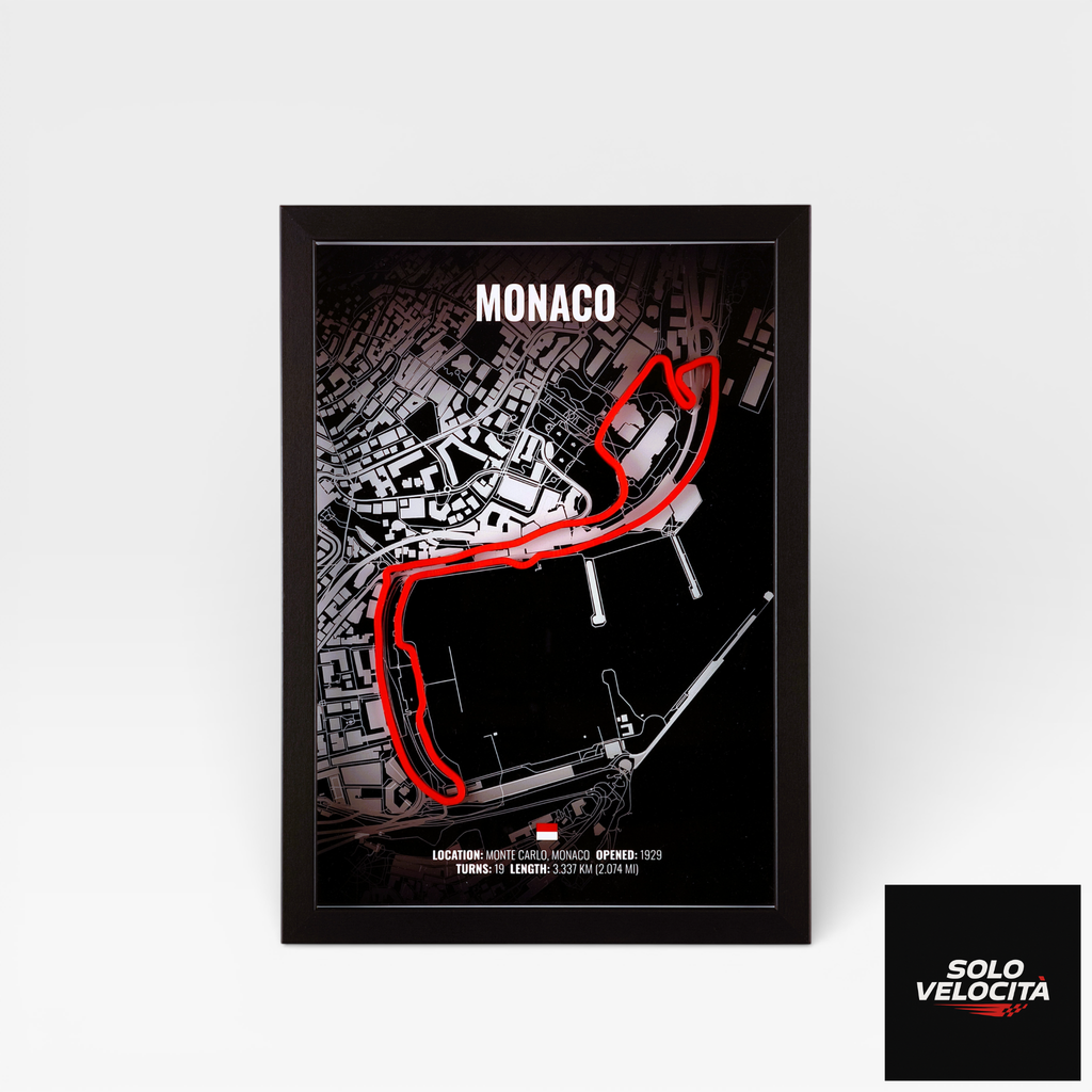 Circuit de Monaco – 3D Pist Haritası Çerçeve