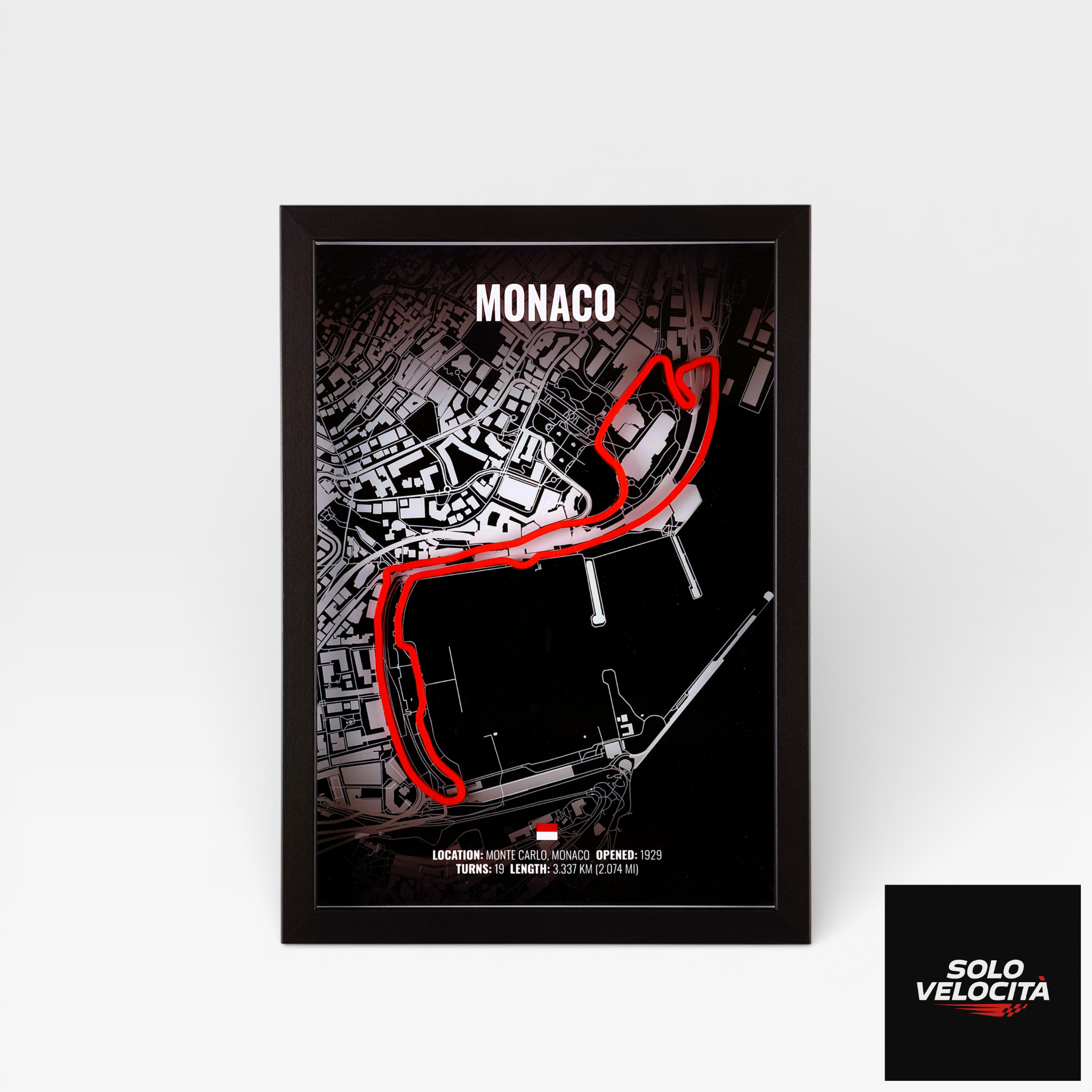 Circuit de Monaco – 3D Pist Haritası Çerçeve