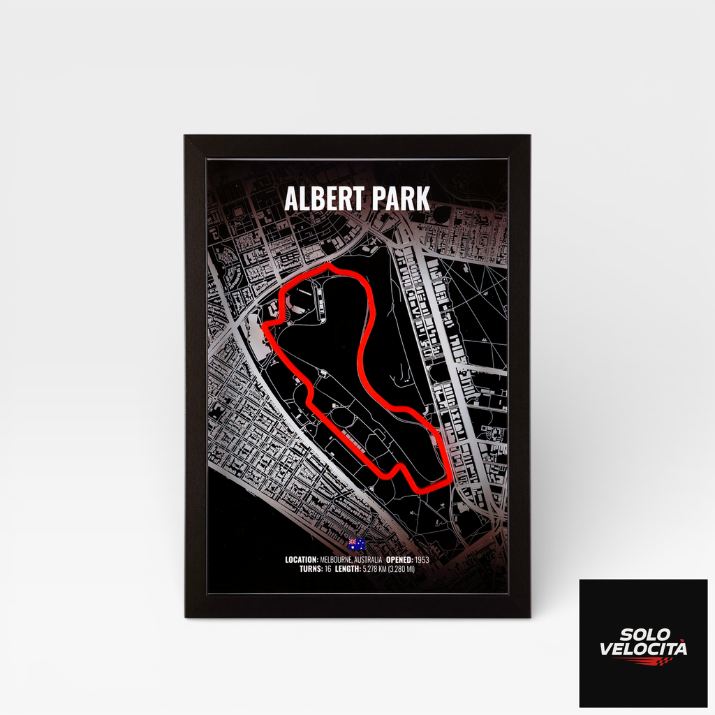 Albert Park Circuit – 3D Pist Haritası Çerçeve