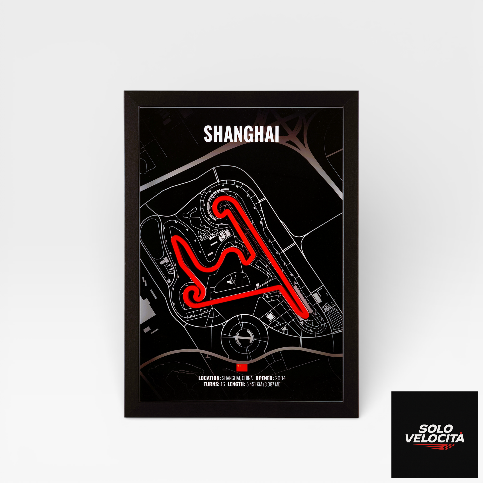 Shanghai International Circuit – 3D Pist Haritası Çerçeve