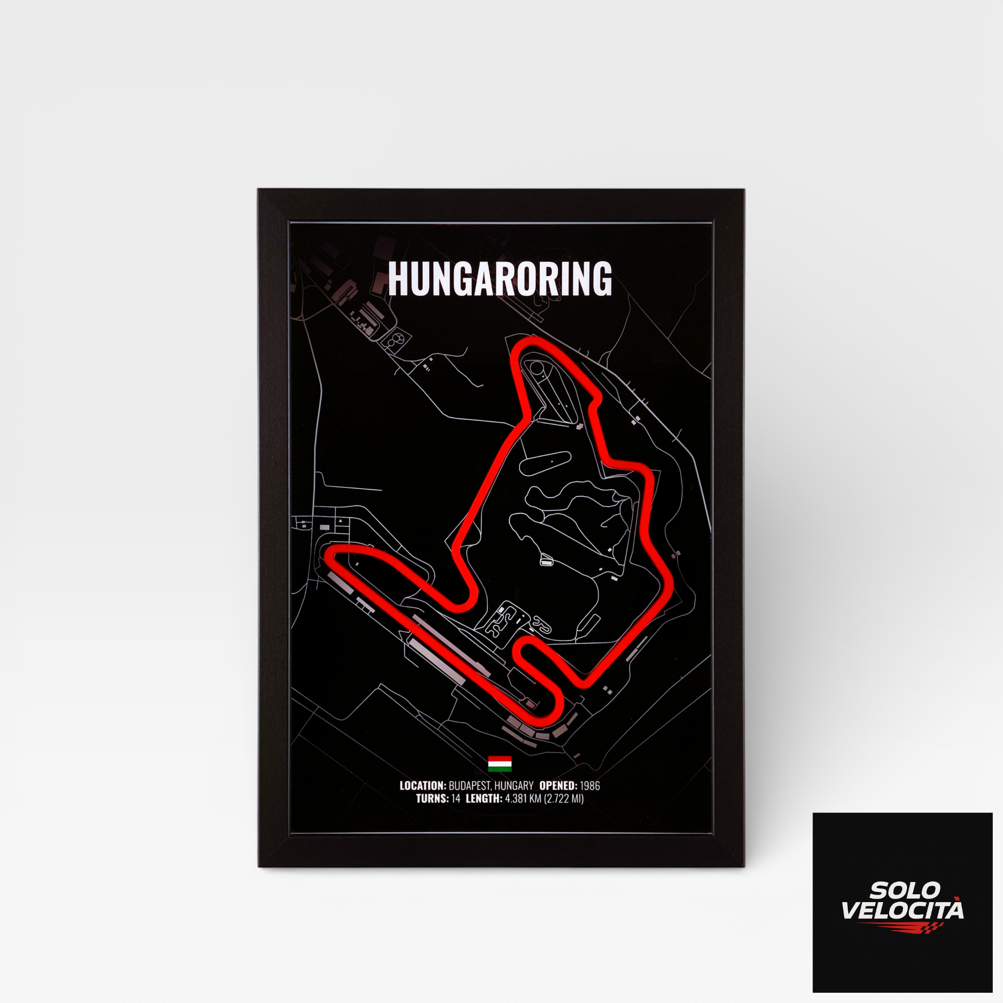 Hungaroring – 3D Pist Haritası Çerçeve